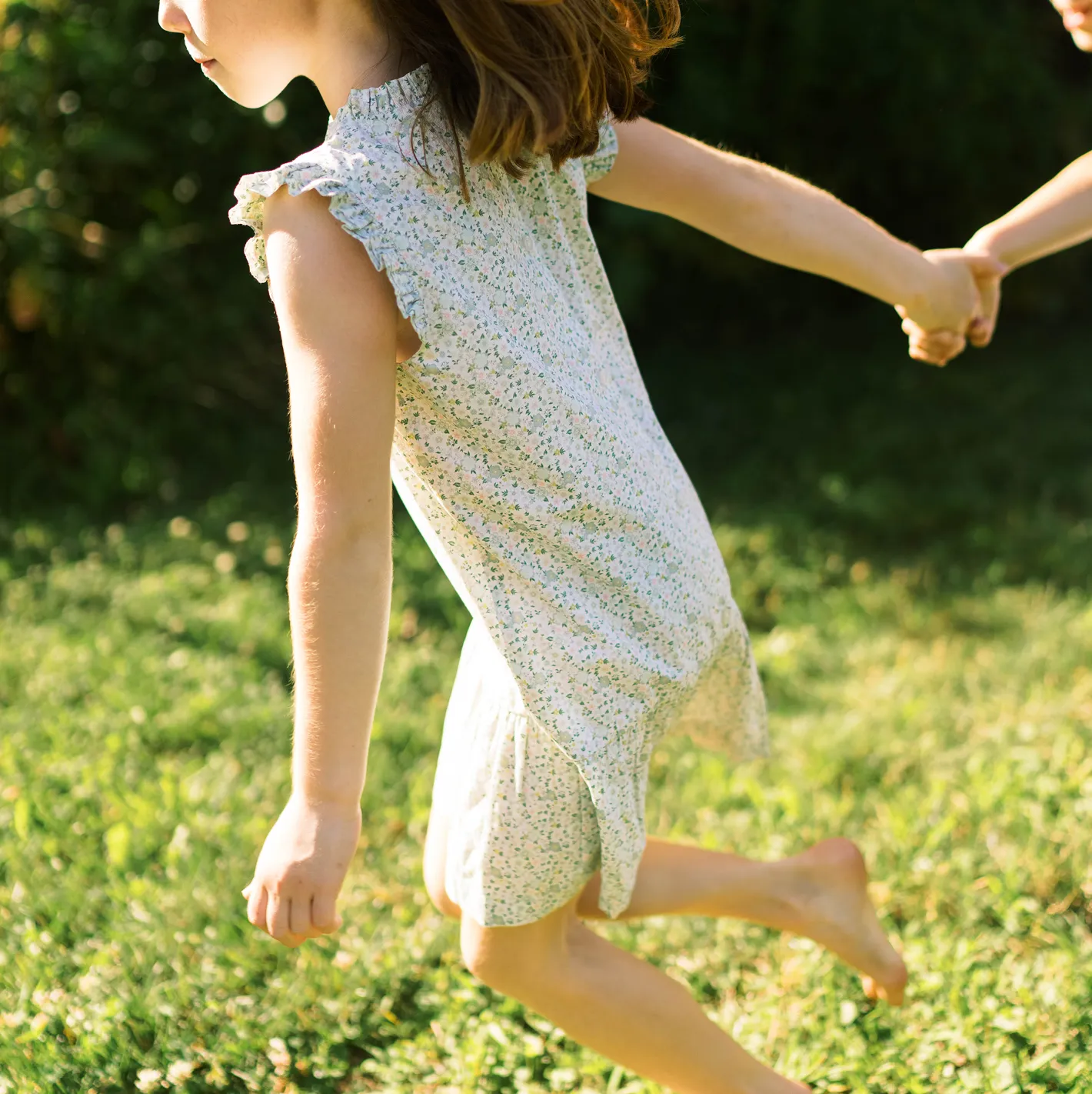 girls sea marsh floral drop waist dress sold by minnow product image thumbnail 2