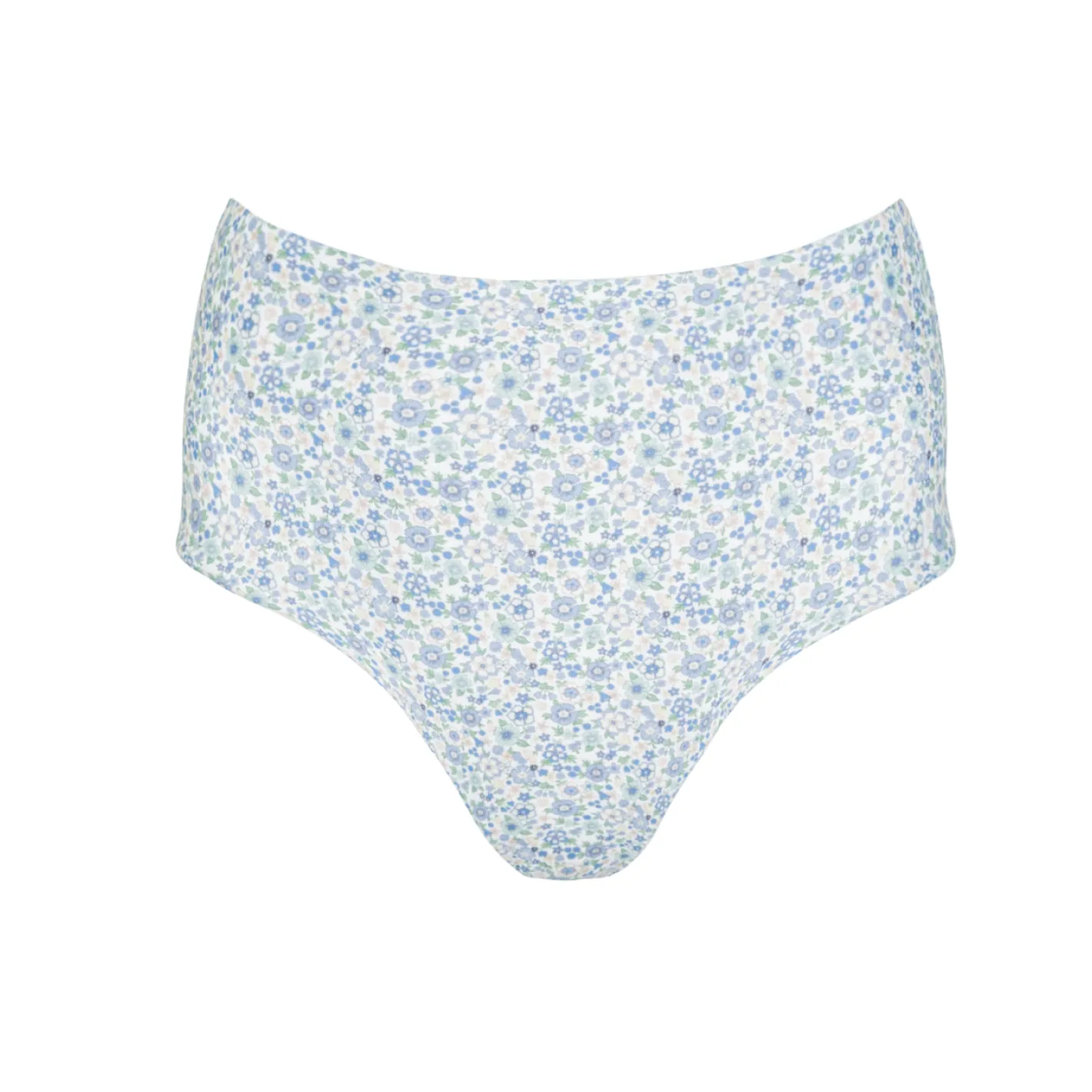 women's slate floral high waist bikini bottom sold by minnow