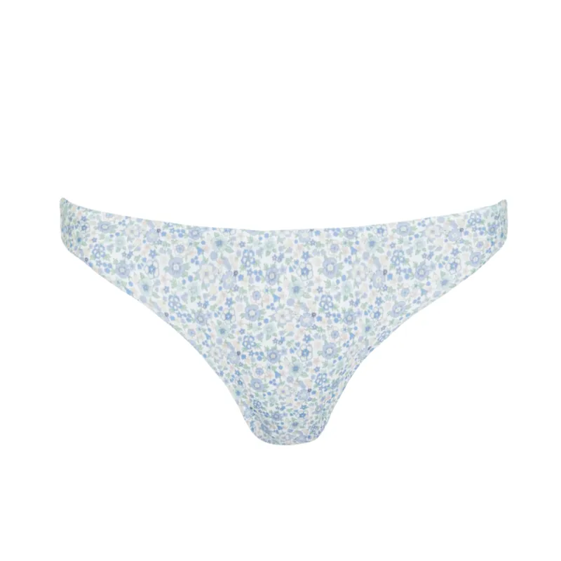 women's slate floral low waist bikini bottom sold by minnow