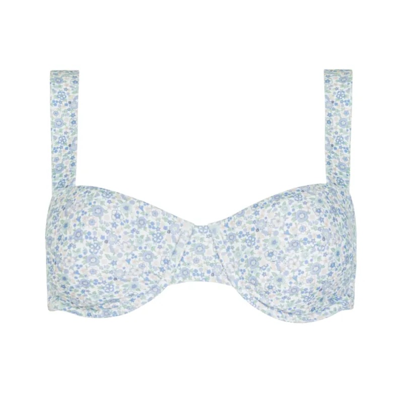 women's slate floral cup bikini top sold by minnow