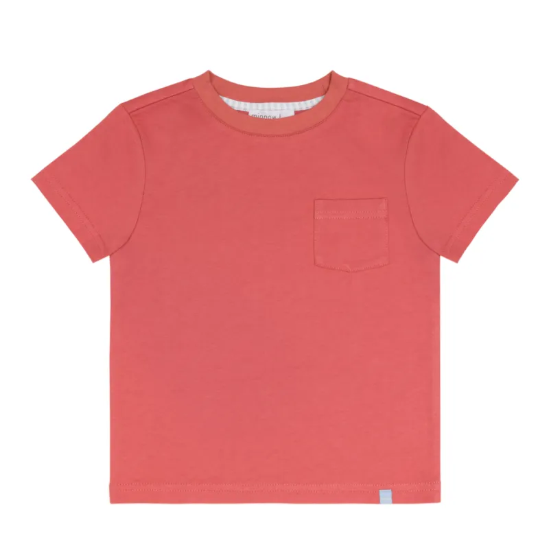 unisex faded rose pocket tee sold by minnow
