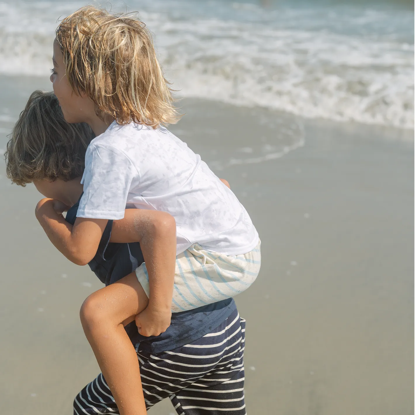 unisex white short sleeve henley sold by minnow product image thumbnail 5