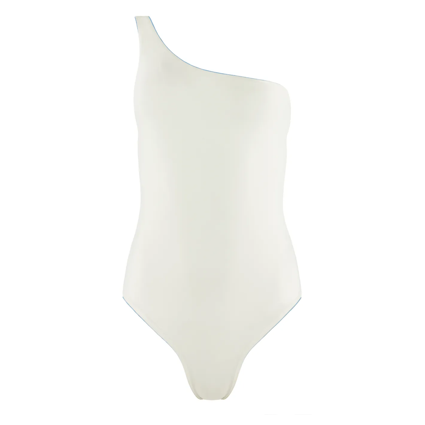 women's dusk blue and cream reversible one shoulder one piece sold by minnow product image thumbnail 5