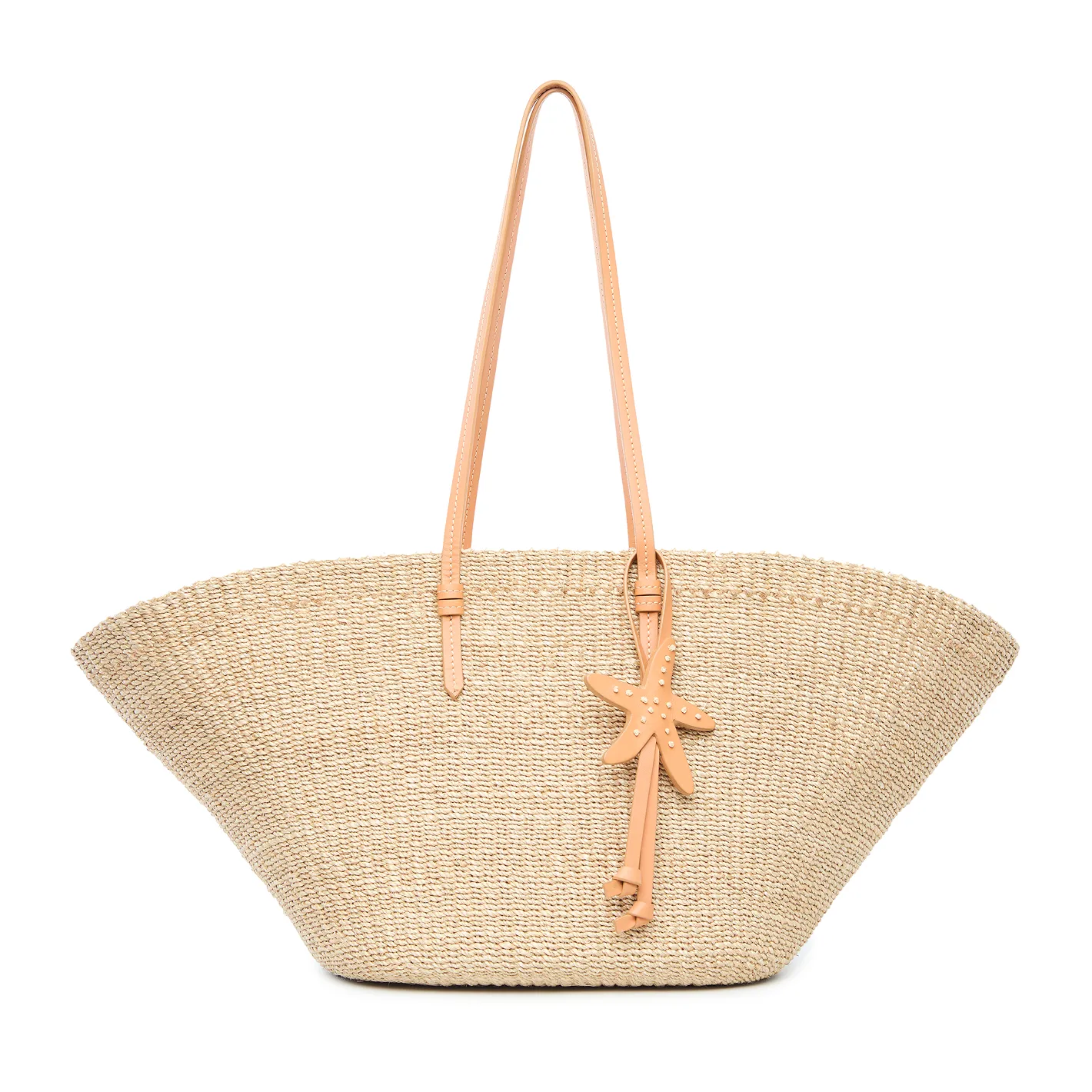 POOLSIDE natural east west charm tote sold by minnow