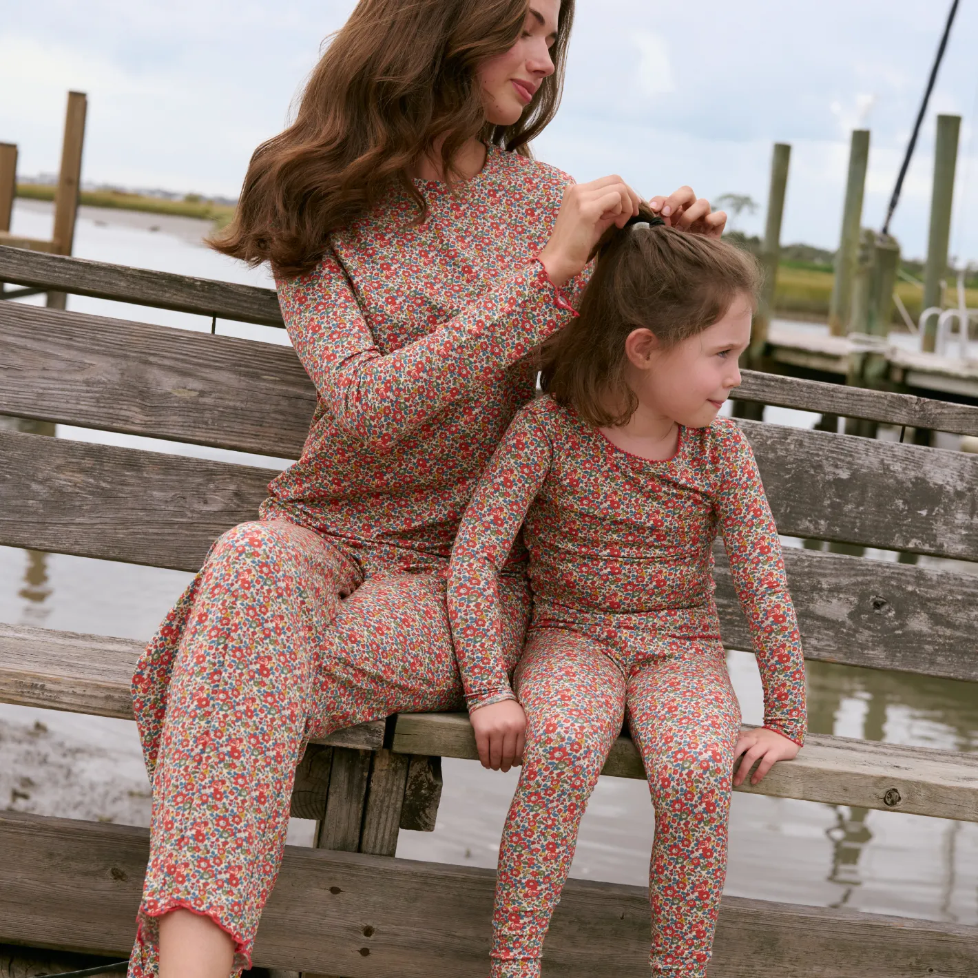 women's Betsy Ann pajamas set made with Liberty Fabrics sold by minnow product image thumbnail 2