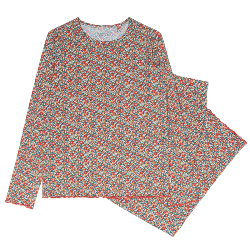 women's Betsy Ann pajamas set made with Liberty Fabrics sold by minnow