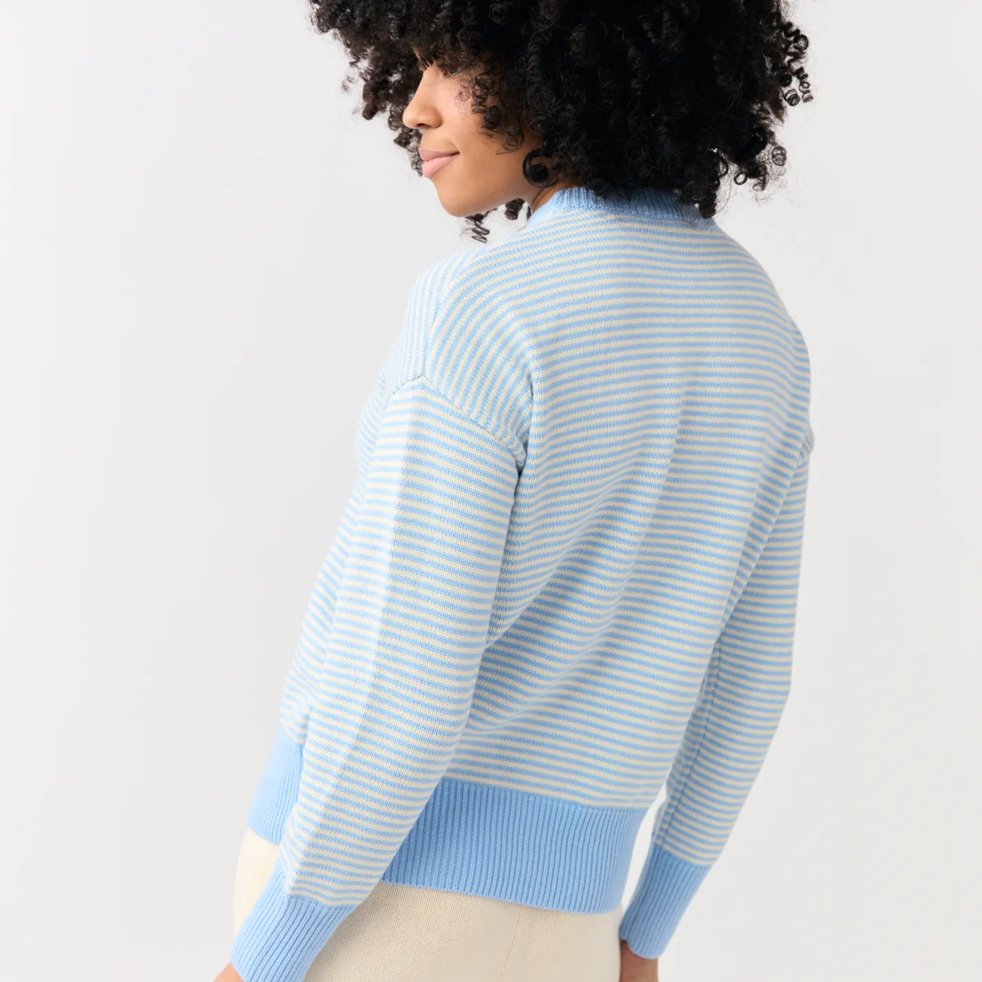 women's chalet stripe knit sweater sold by minnow product image thumbnail 3