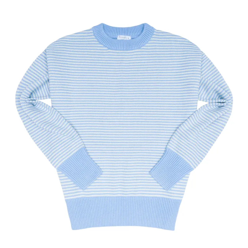 women's chalet stripe knit sweater sold by minnow