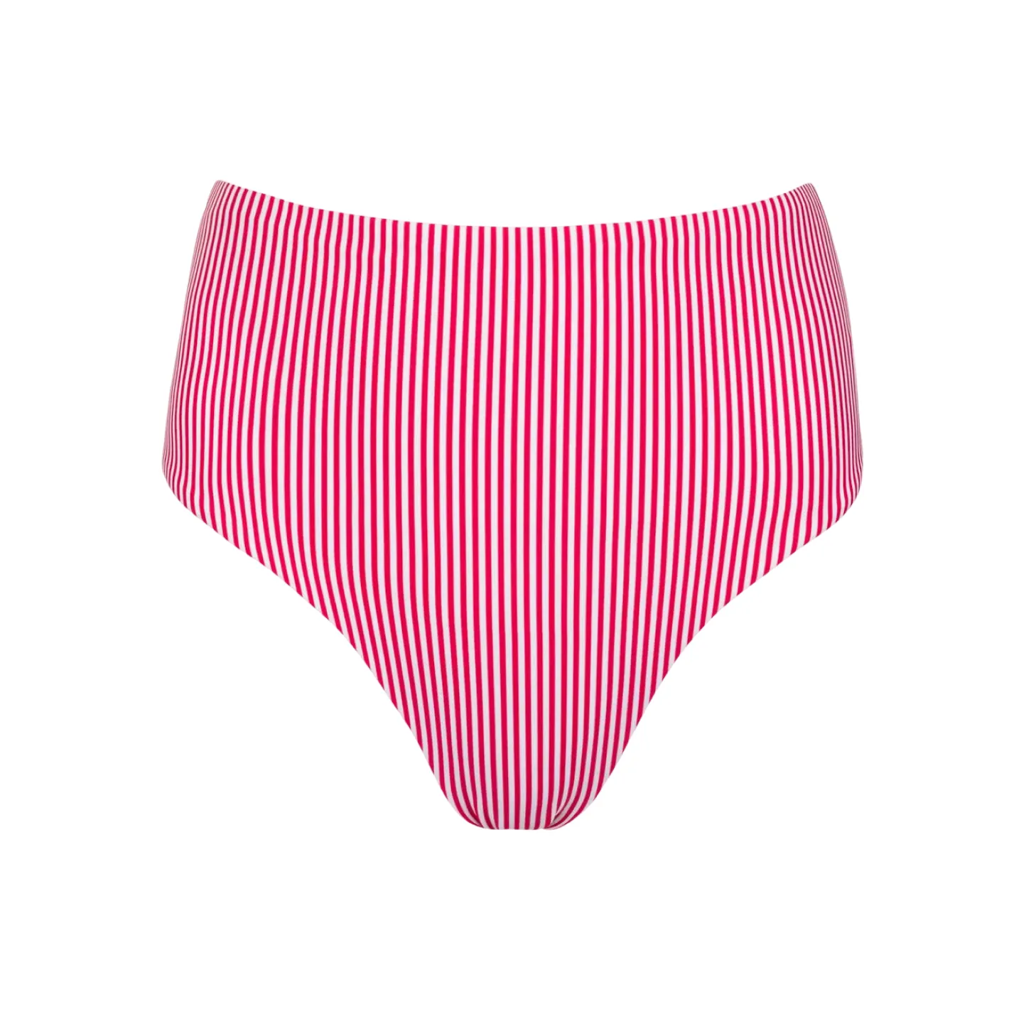 women's gondola stripe high waist bikini bottom sold by minnow