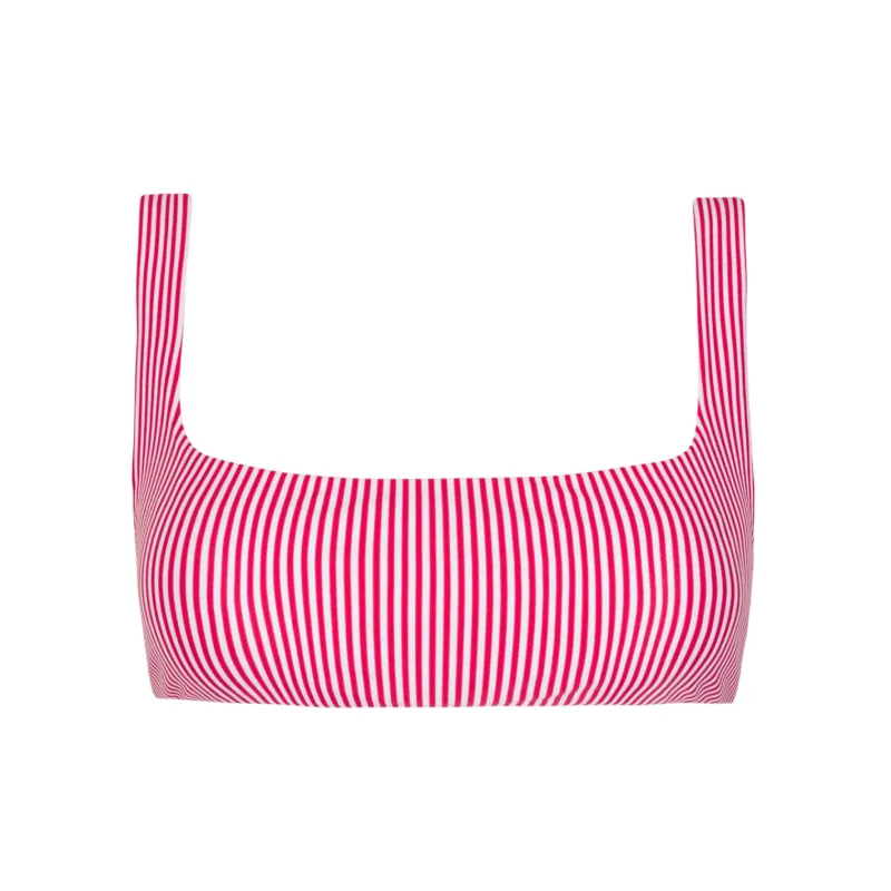 women's gondola stripe square neck bikini top sold by minnow