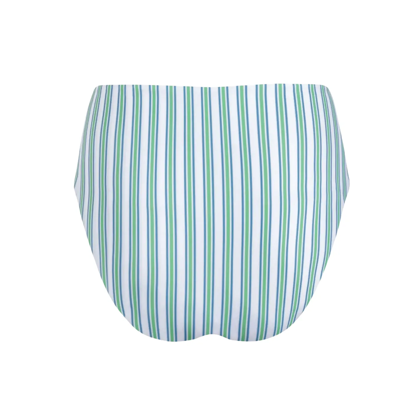 women's tamarin stripe high waist bikini bottom sold by minnow product image thumbnail 2