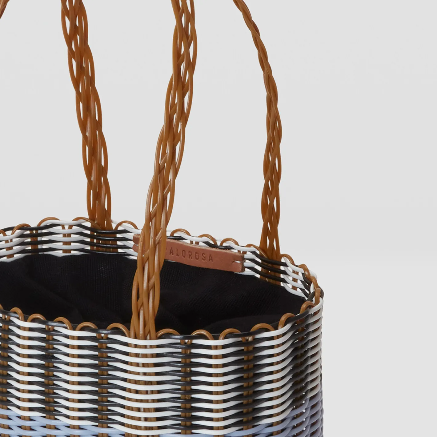 palorosa tobacco and blue lilac mini mercado tote sold by minnow product image thumbnail 2