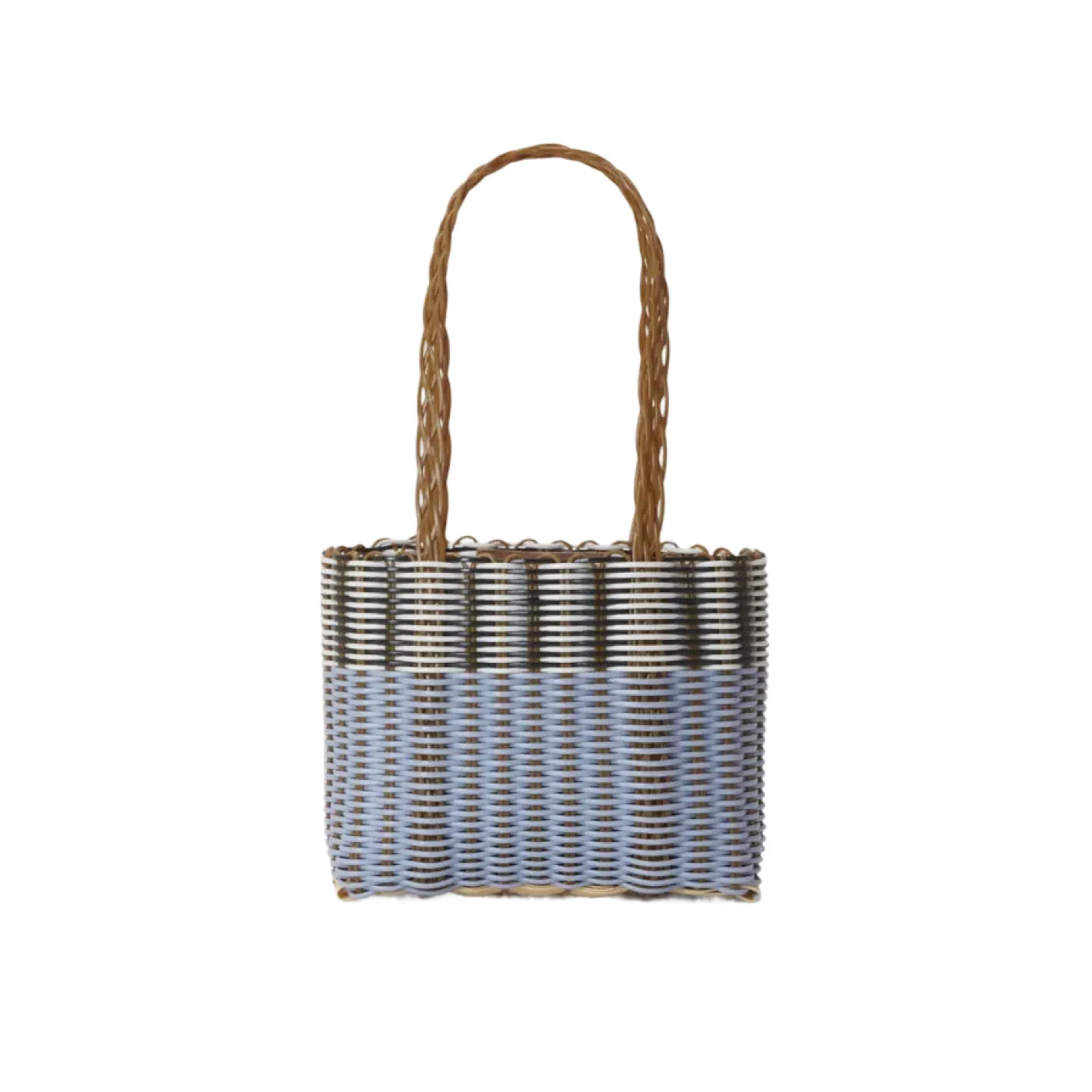 palorosa tobacco and blue lilac mini mercado tote sold by minnow