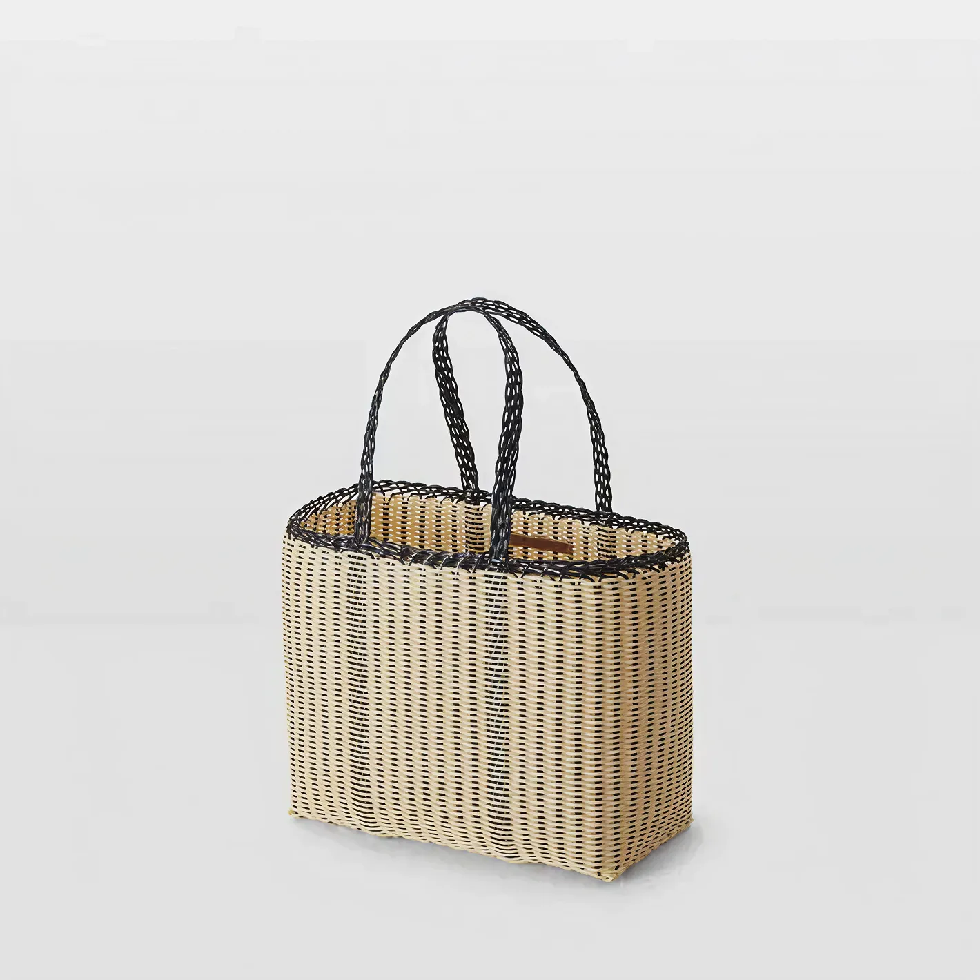 palorosa black and cream small edge tote sold by minnow product image thumbnail 3