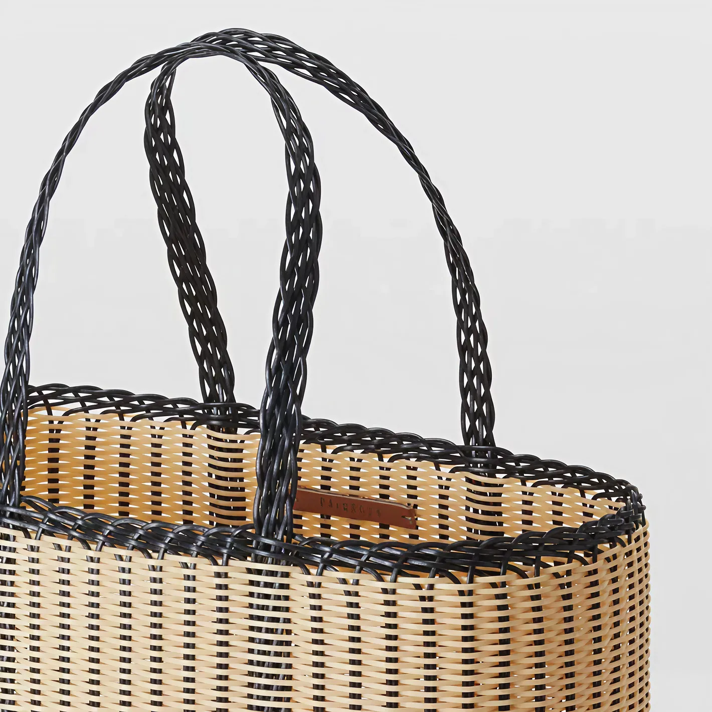 palorosa black and cream small edge tote sold by minnow product image thumbnail 4