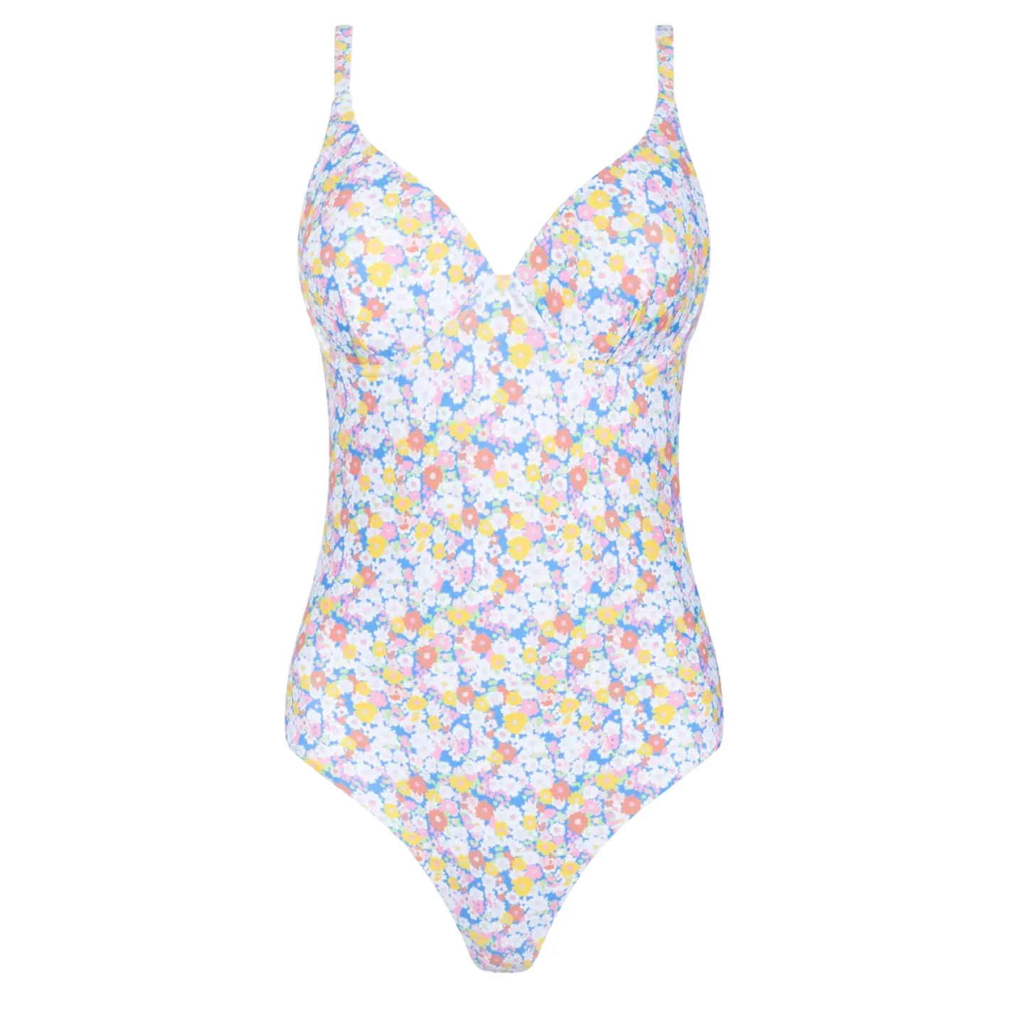 women's jasmine blossom v-neck one piece sold by minnow