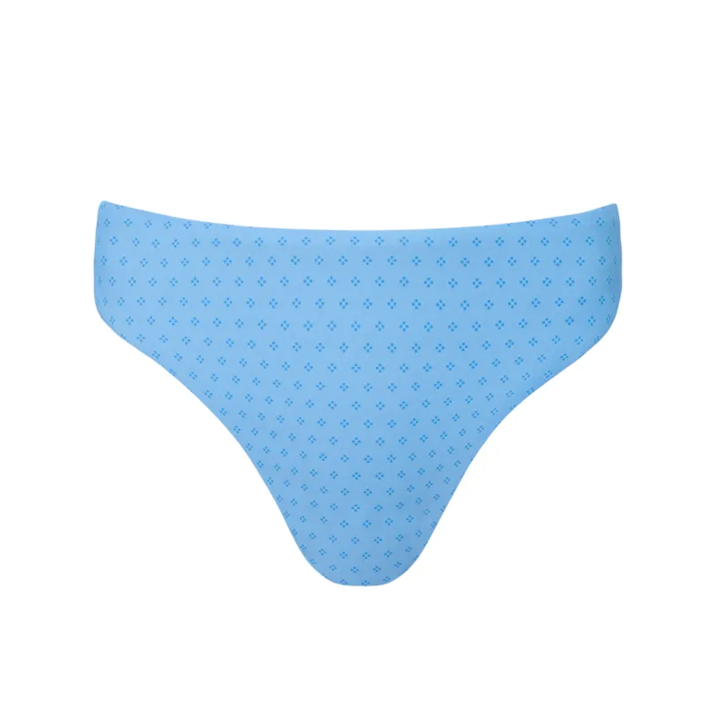 women's le marin dot mid rise bikini bottom sold by minnow