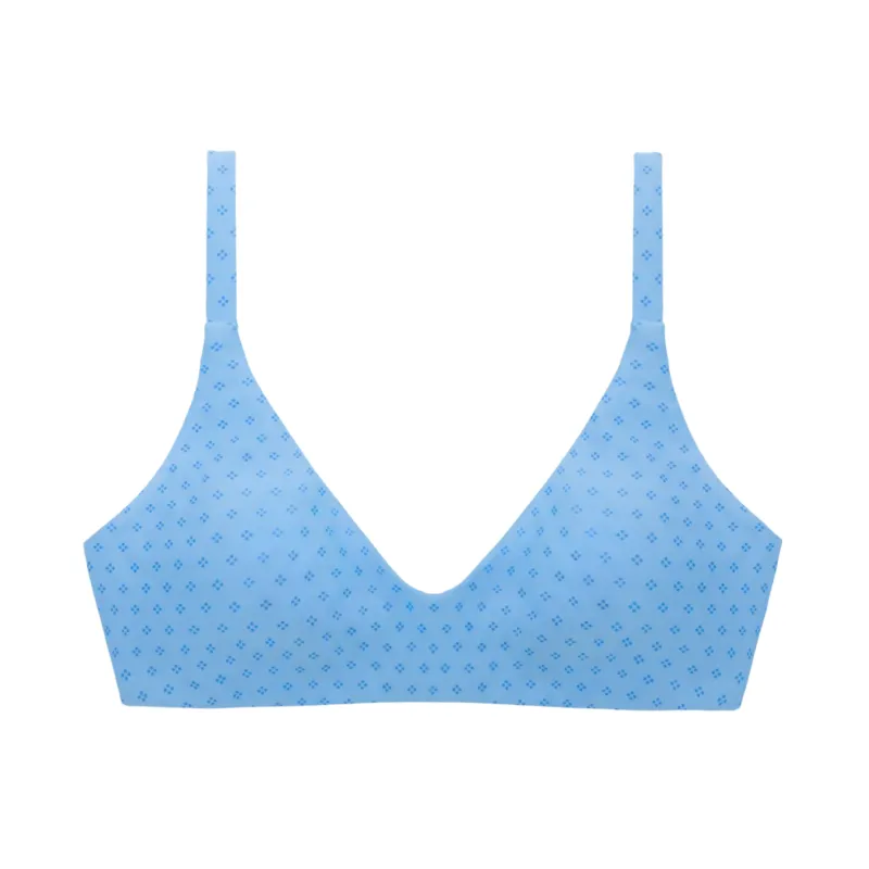 women's le marin dot scoop neck bikini top sold by minnow