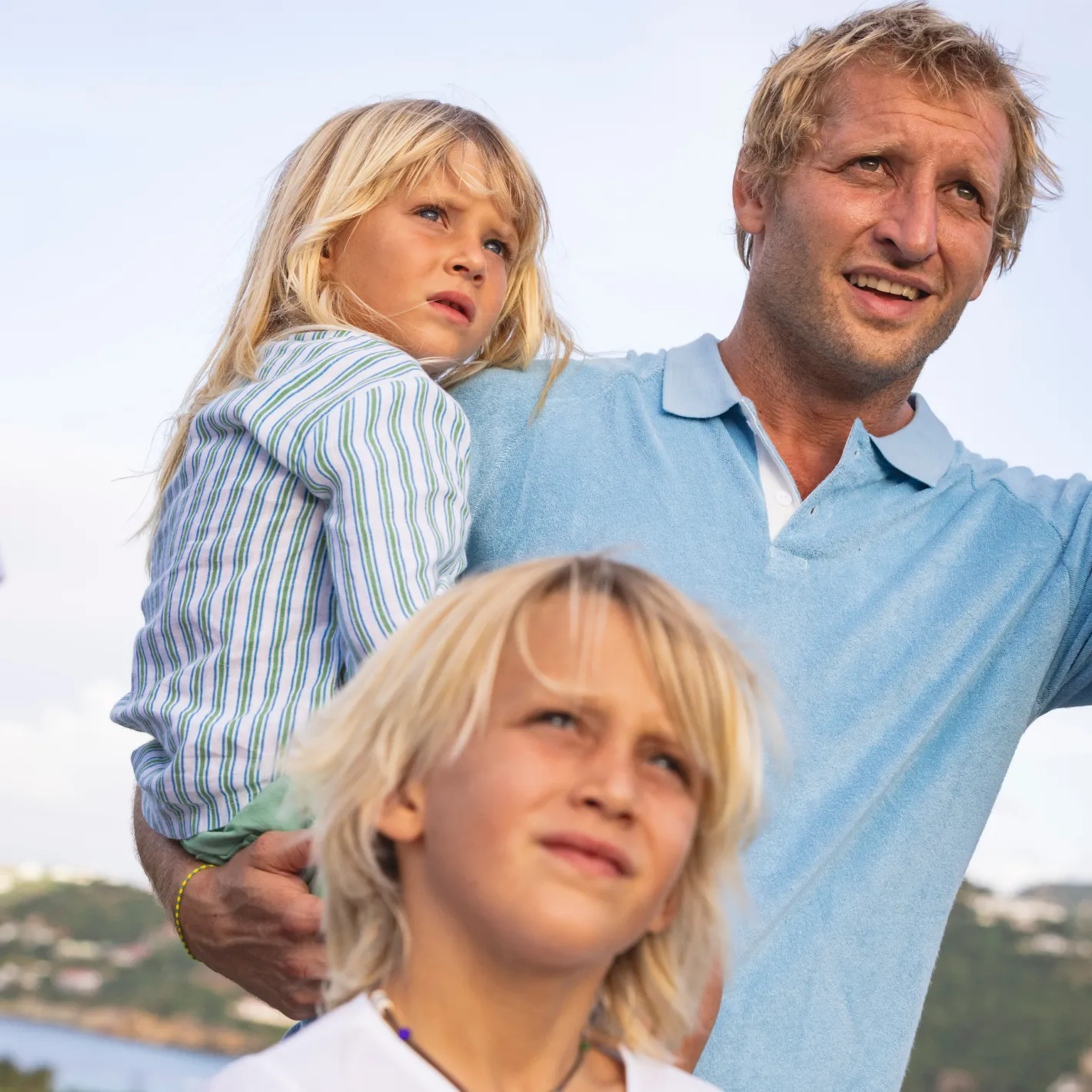 men's le marin blue french terry polo sold by minnow product image thumbnail 5