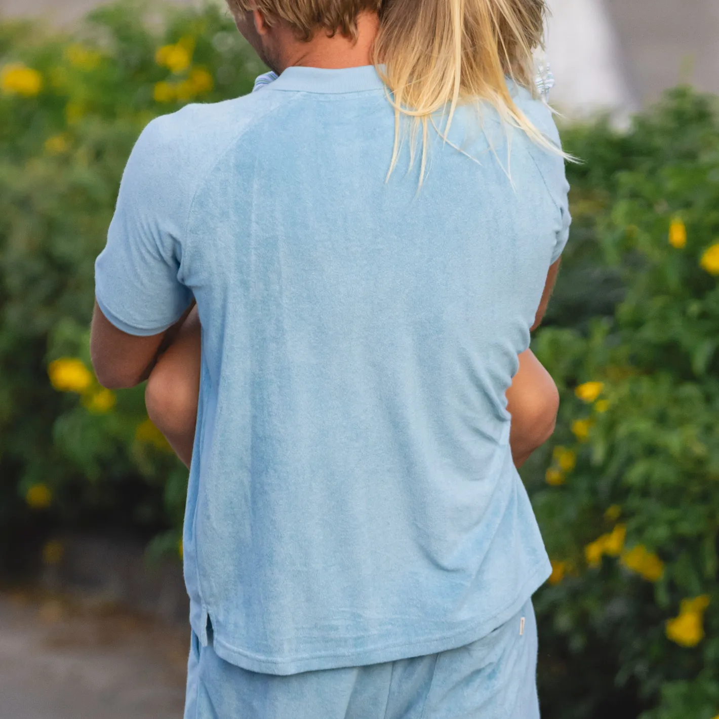 men's le marin blue french terry polo sold by minnow product image thumbnail 3