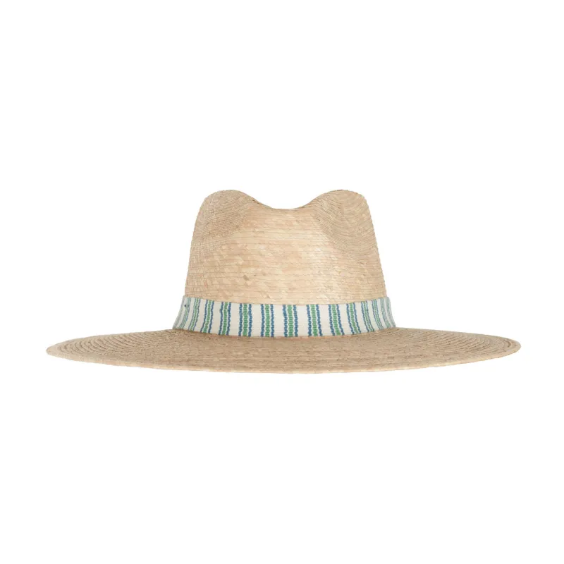 sunshine tienda women's tamarin stripe palm hat sold by minnow