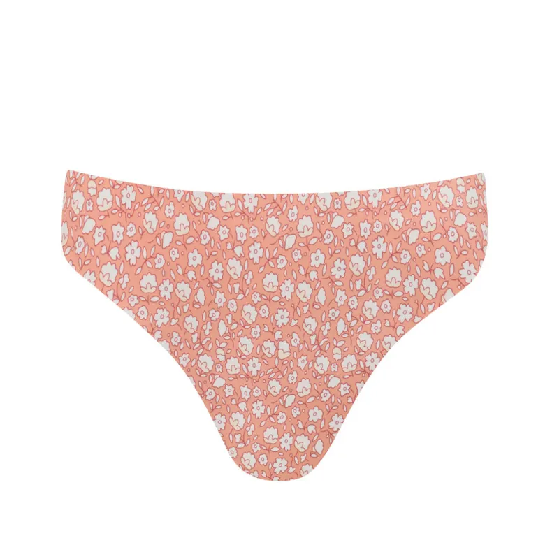 womens melone floral midrise bikini bottom made by minnow