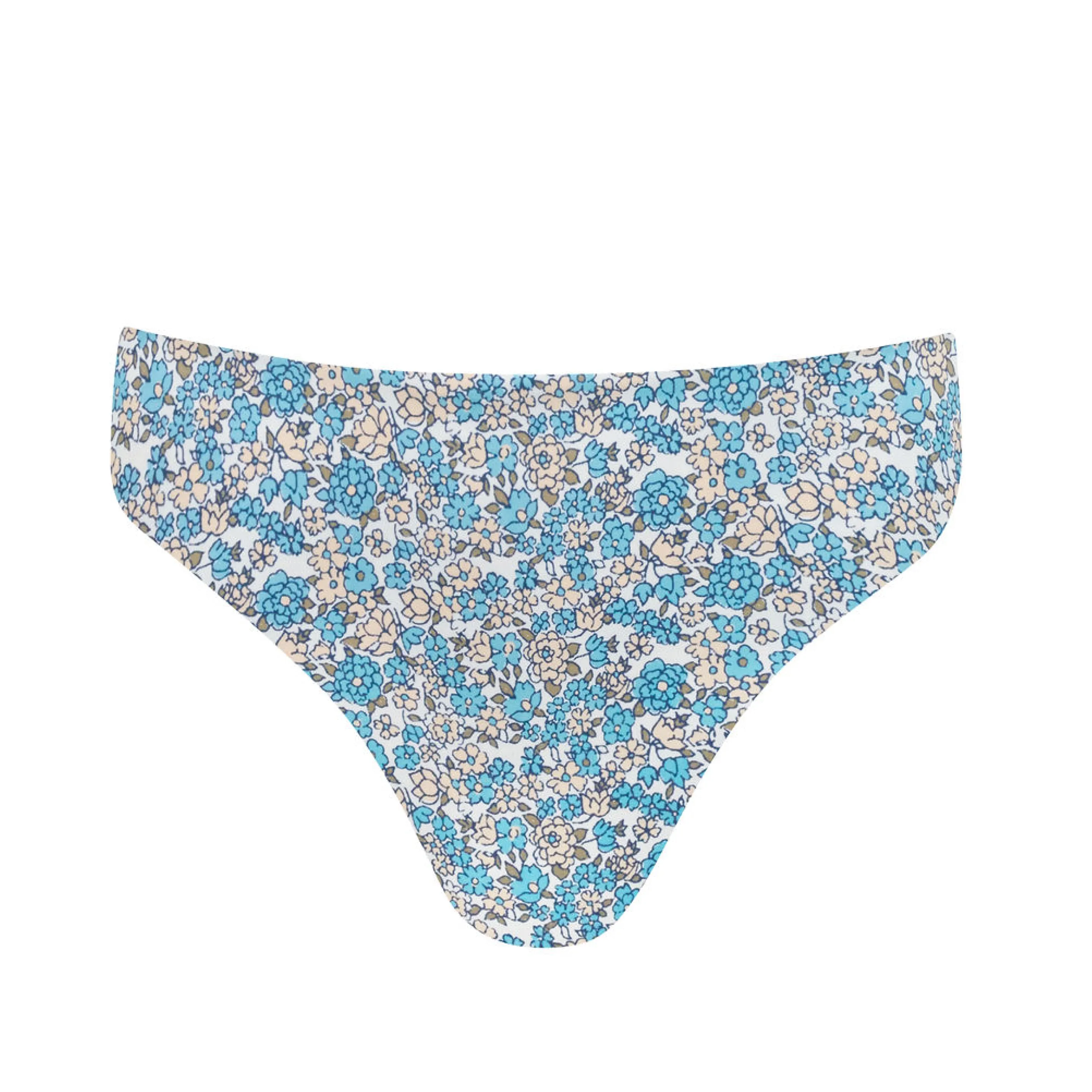 womens original slate floral mid rise bikini bottom sold by minnow