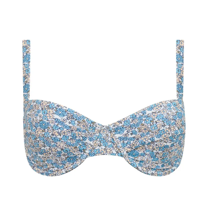 women's original slate floral bikini top made by minnow