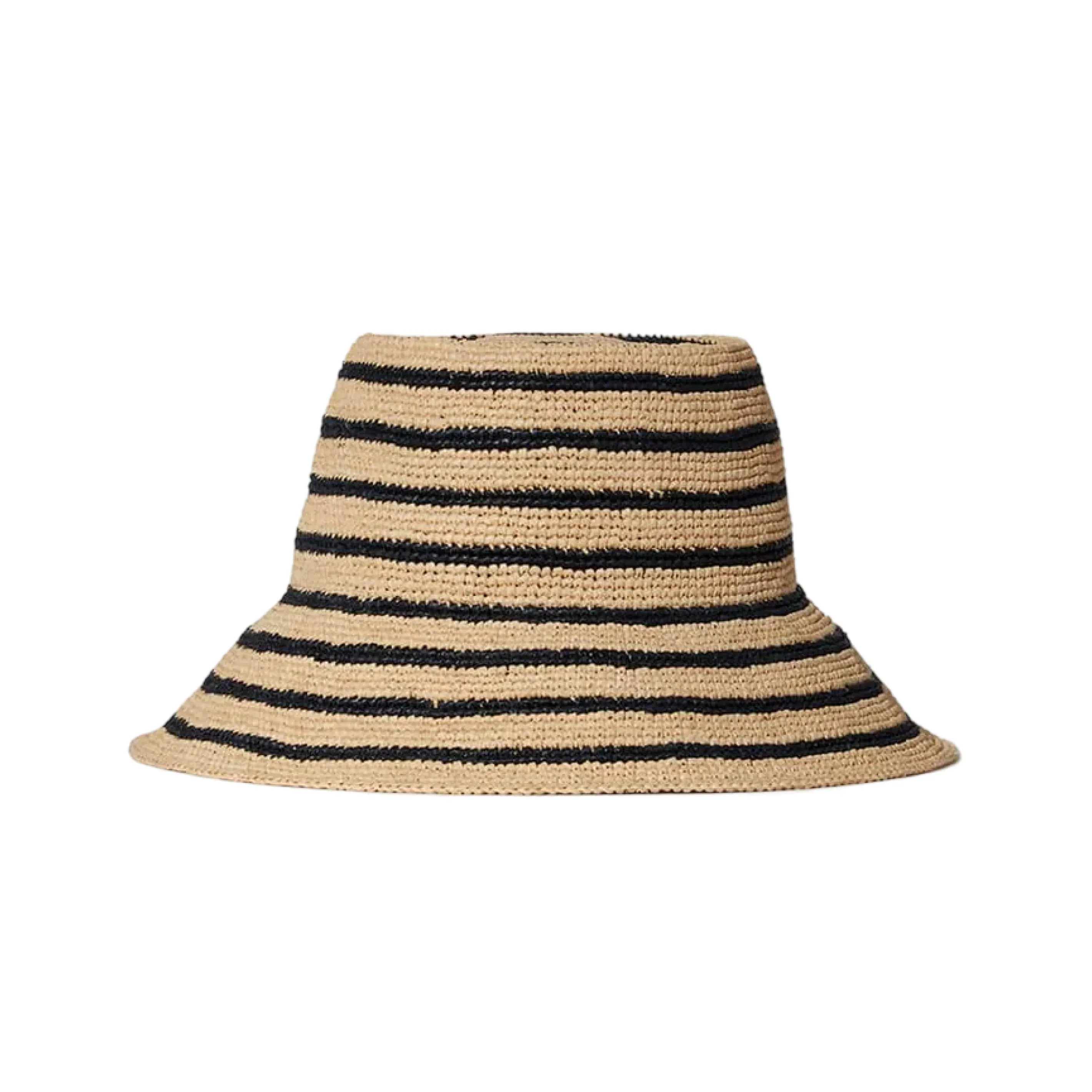 janessa leone harbor navy stripe felix hat sold by minnow