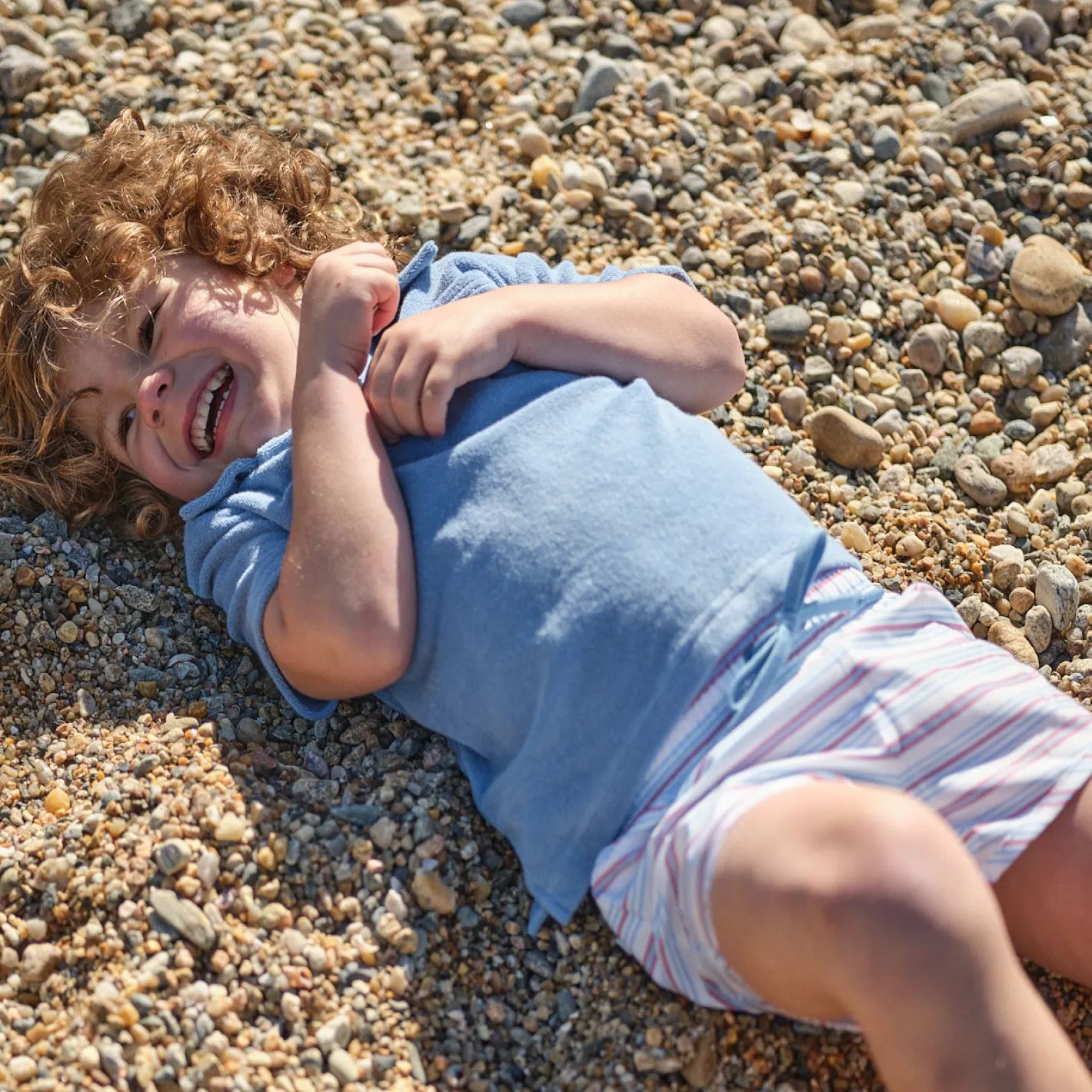 boys surfside blue french terry polo sold by minnow product image thumbnail 4