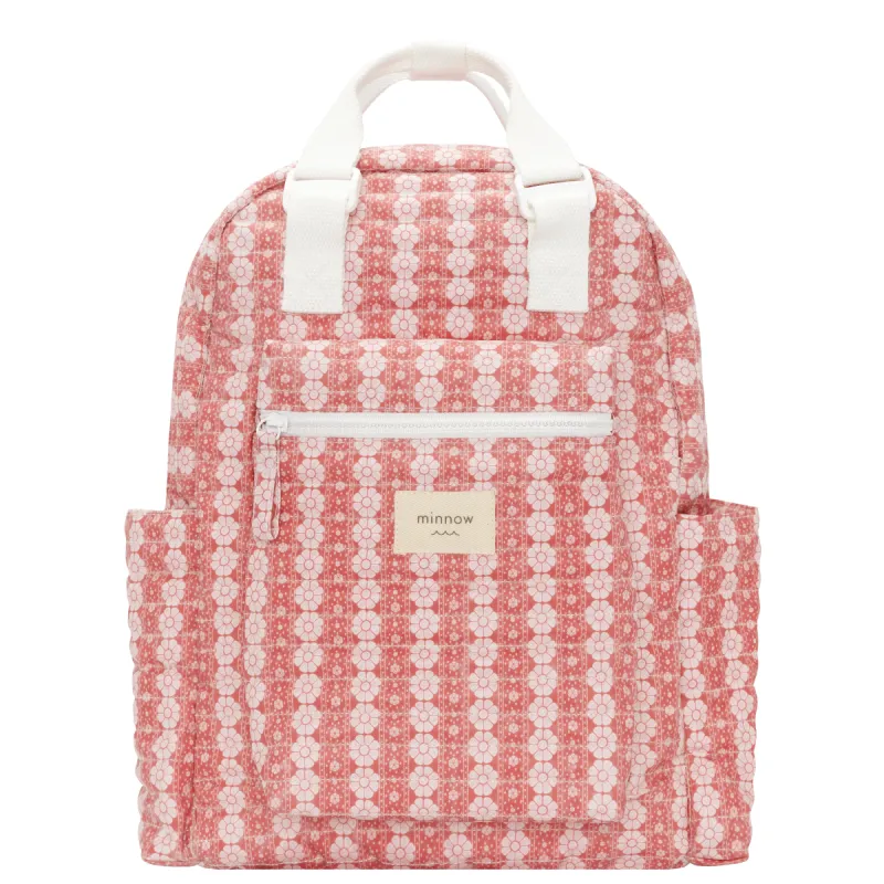 regatta red paisley coated everyday backpack sold by minnow