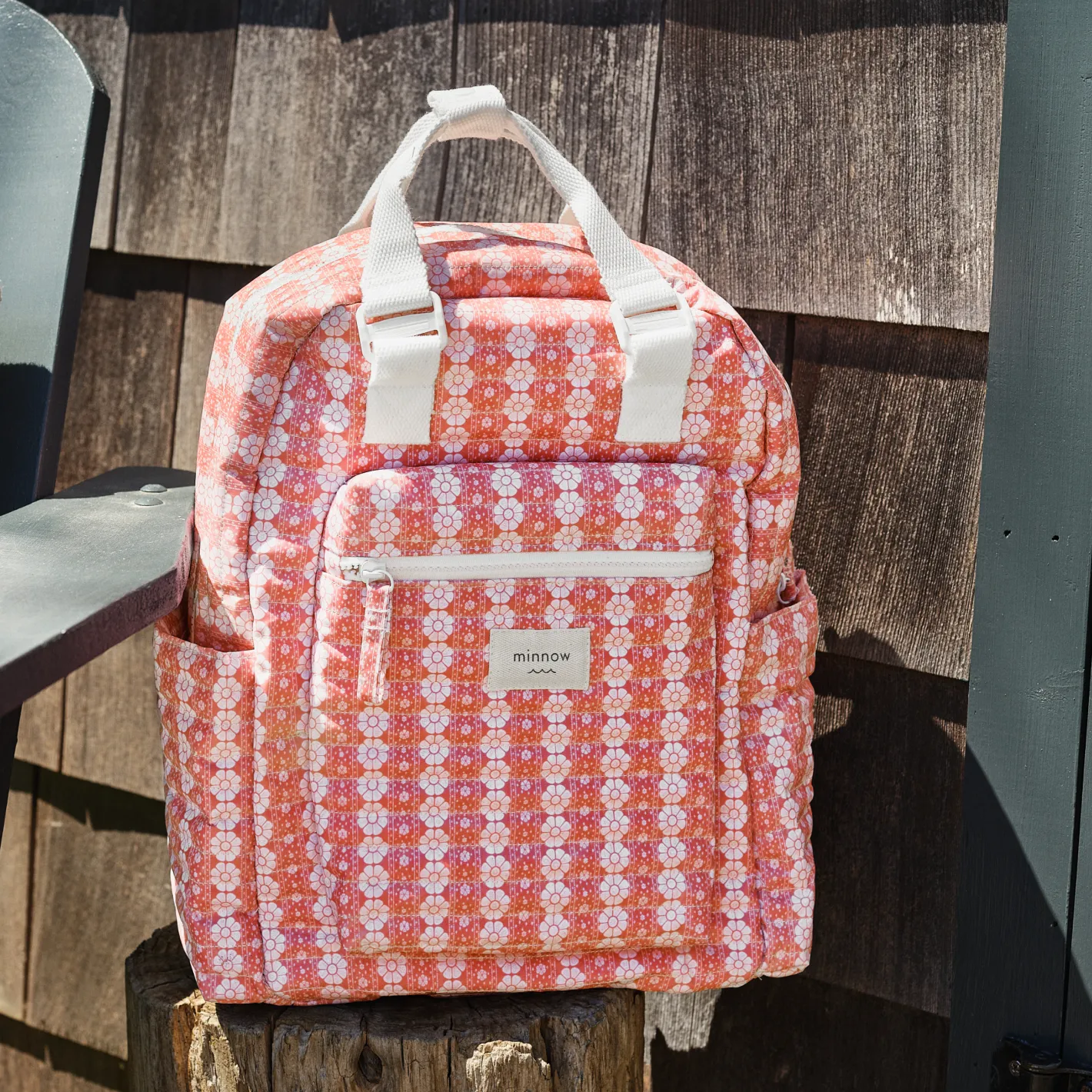 regatta red paisley coated everyday backpack sold by minnow product image thumbnail 4
