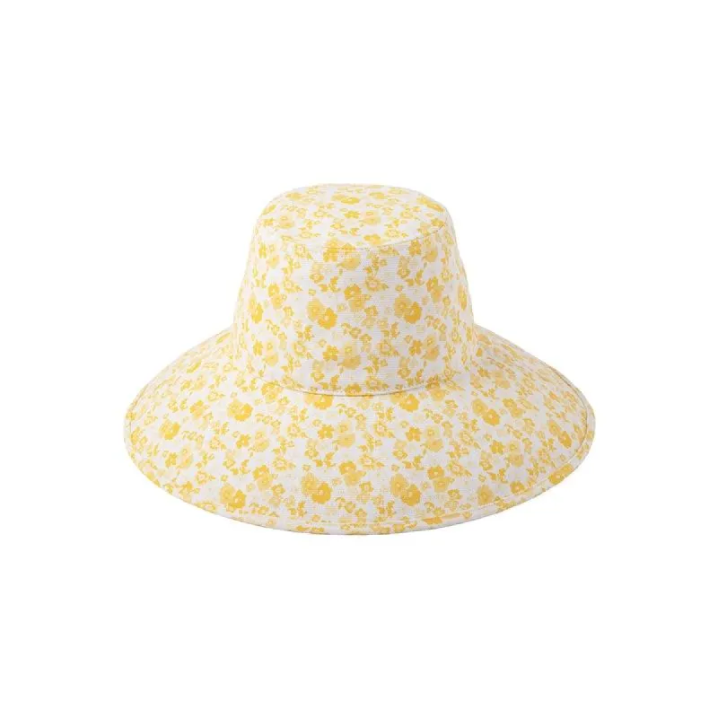 lack of color women's sunshine bloom bucket hat sold by minnow