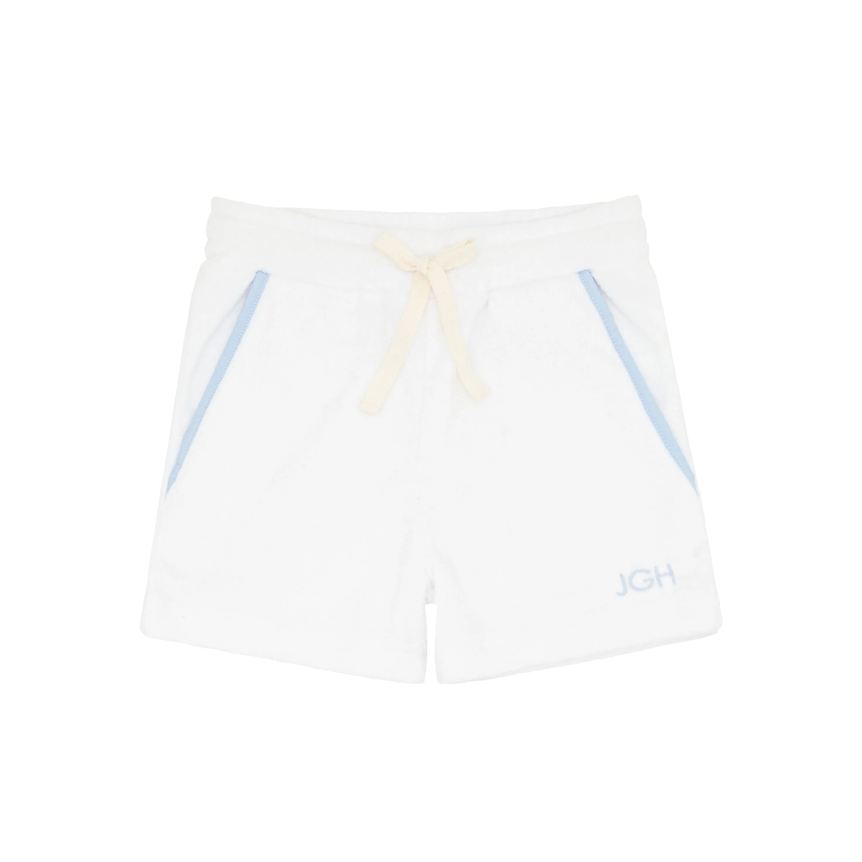 boys white french terry short sold by minnow product image thumbnail 5