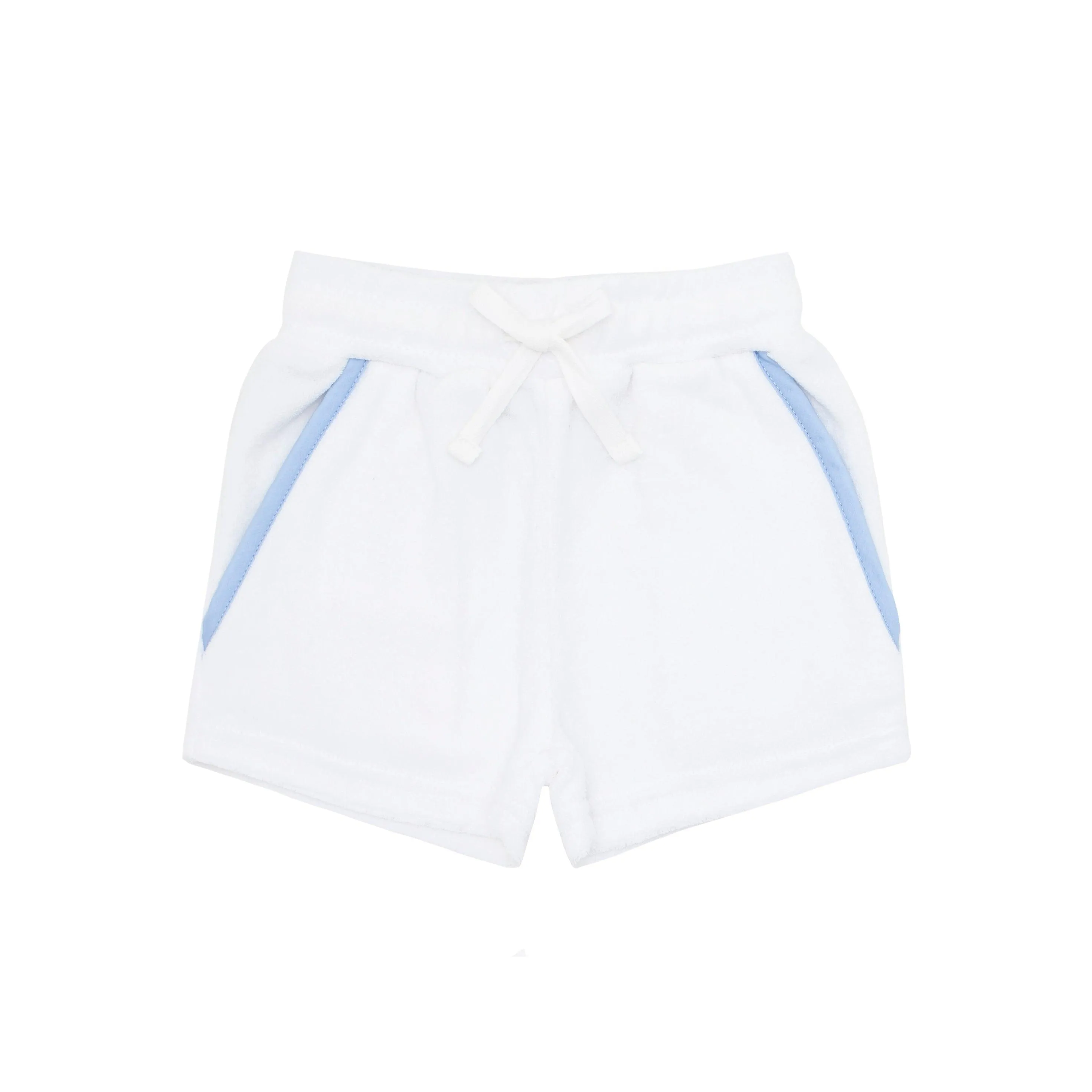 boys white french terry short sold by minnow