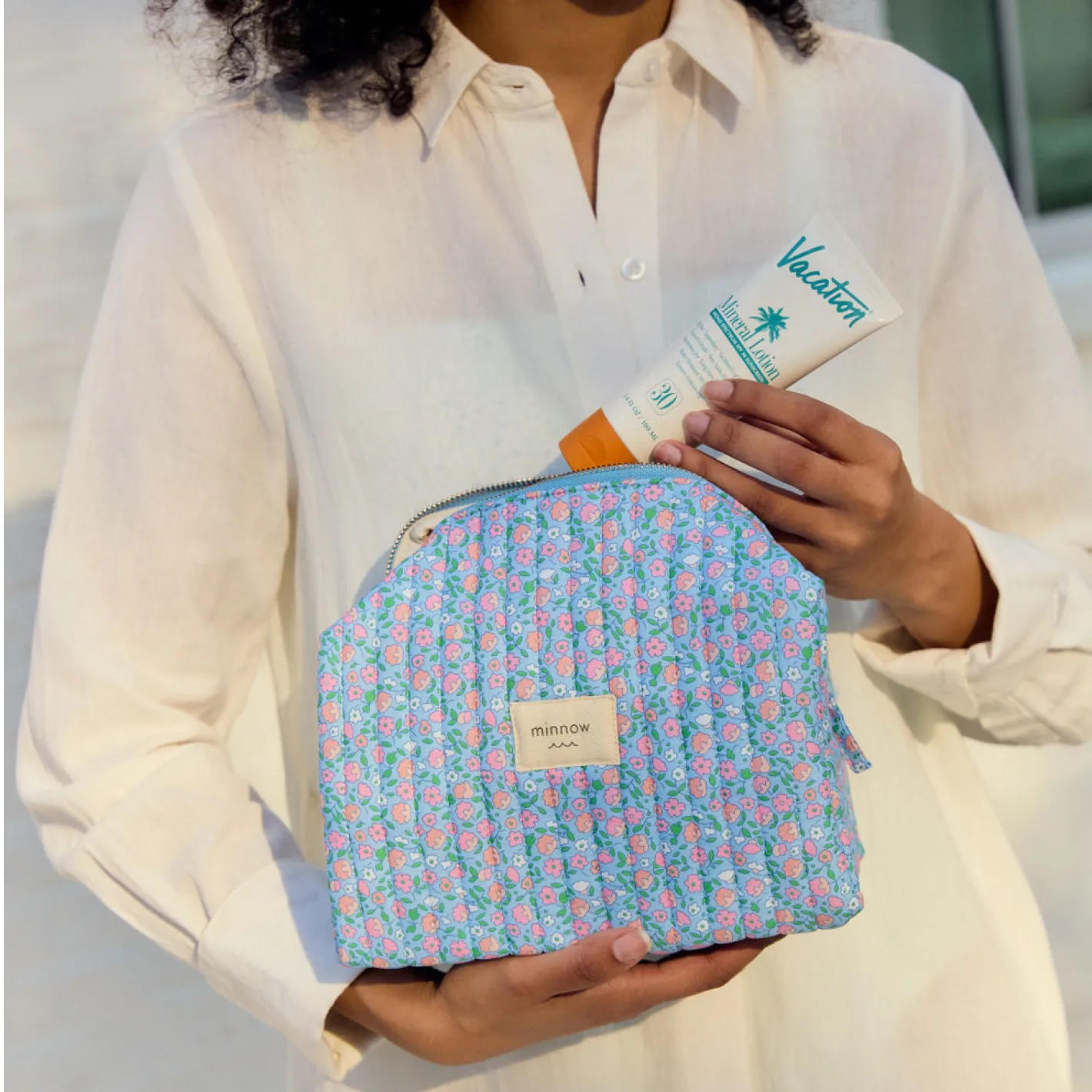 minnow x j.crew buttercup travel pouch sold by minnow product image thumbnail 3