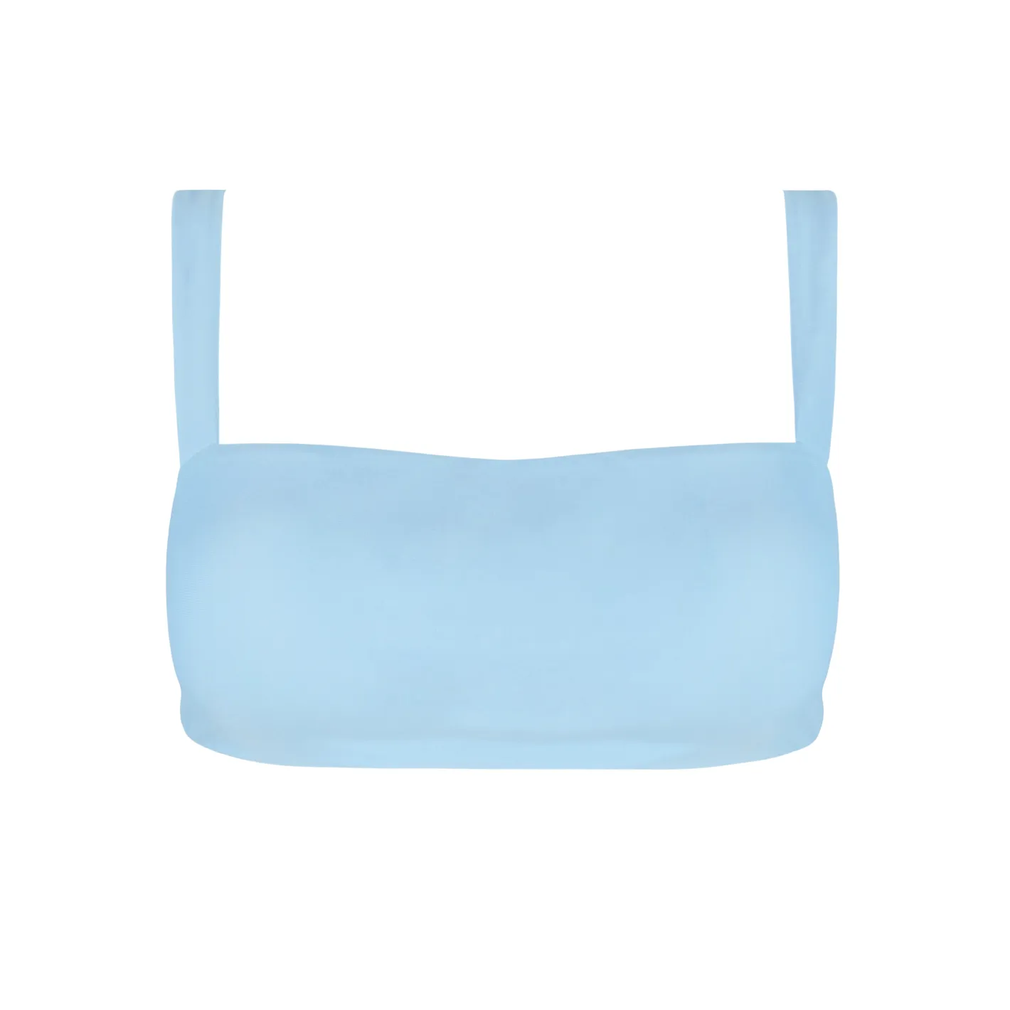 women's peri blue bandeau bikini top sold by minnow