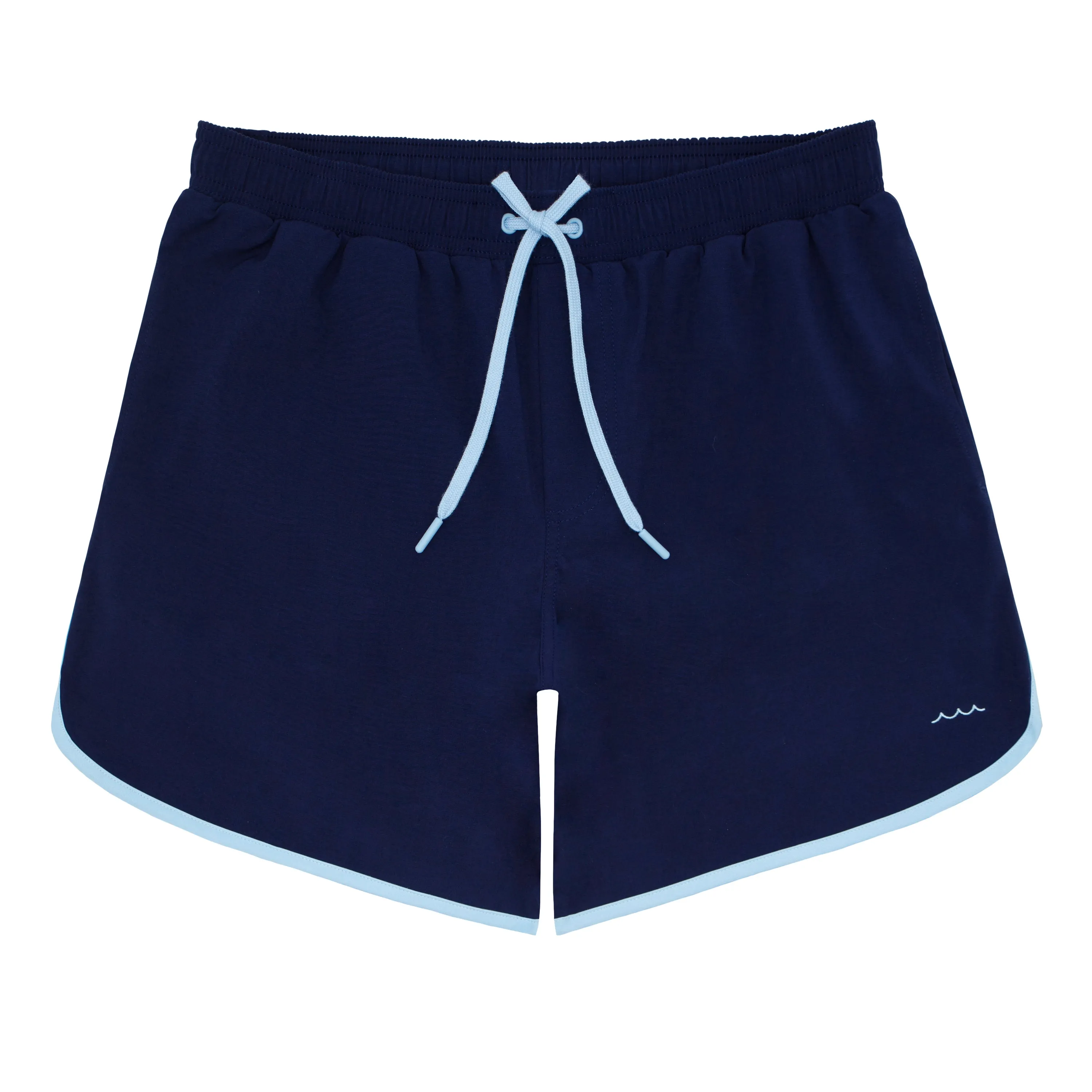 men's navy boardie sold by minnow