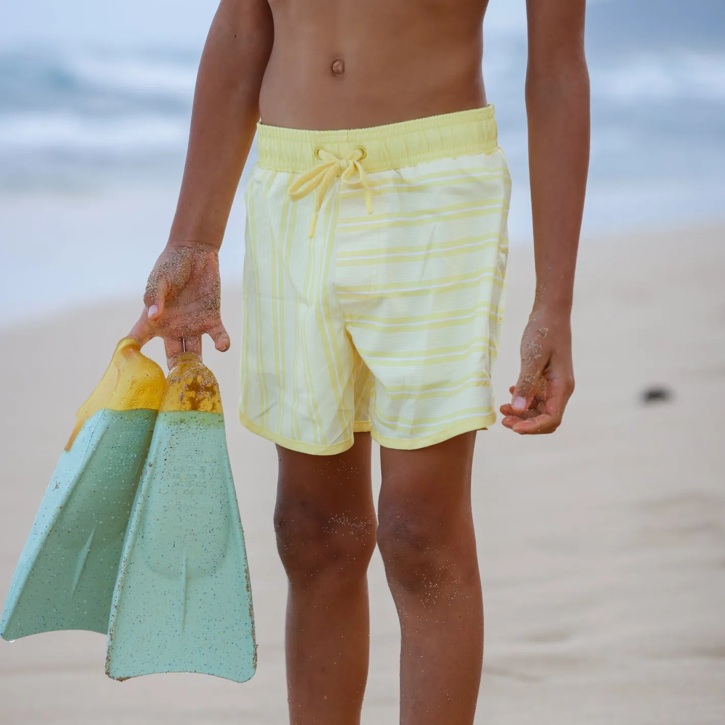boys pineapple stripe boardie sold by minnow product image thumbnail 5