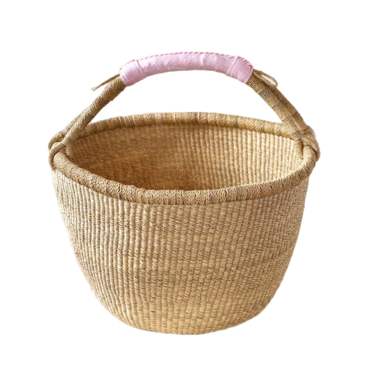 indego africa blush bolga basket sold by minnow