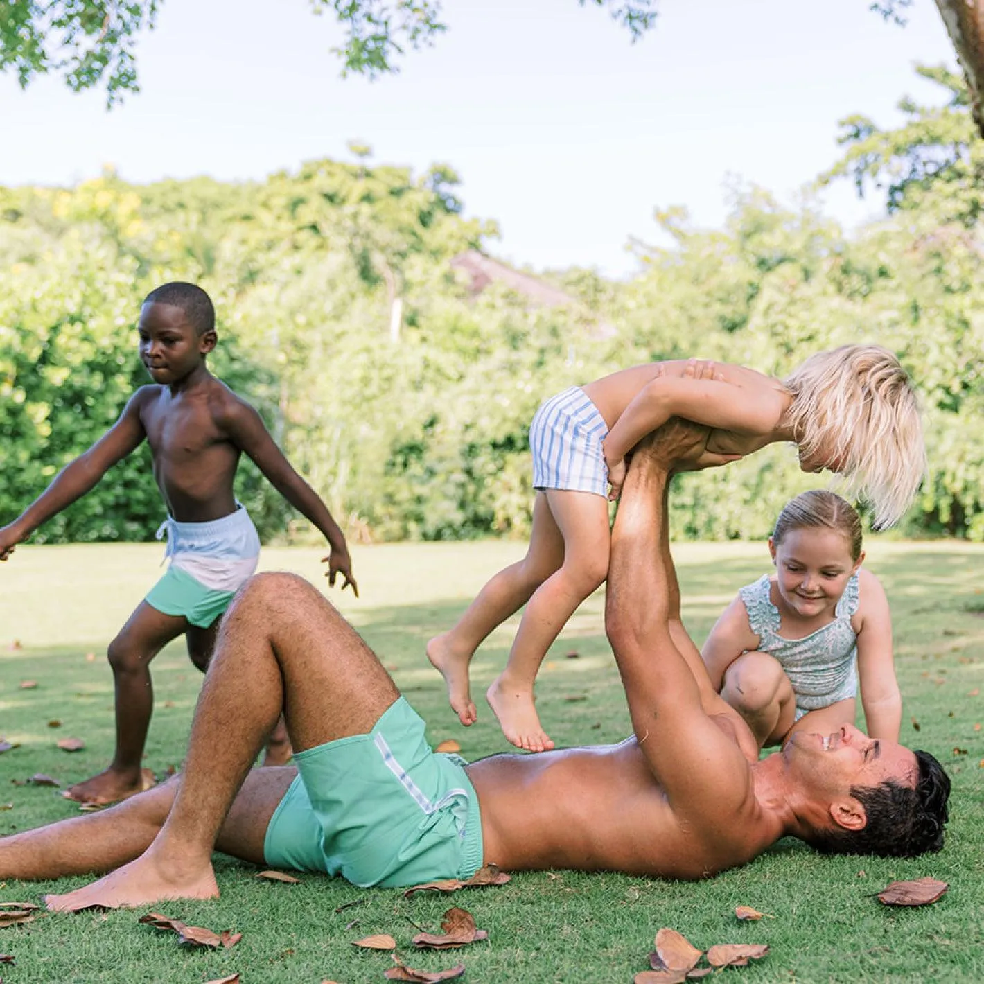 men's abaco green boardie sold by minnow product image thumbnail 2