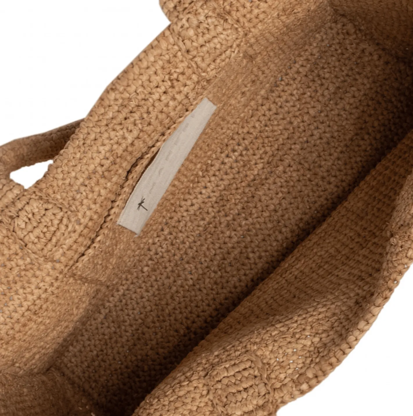 manebi small tan raffia sunset bag sold by minnow product image thumbnail 4