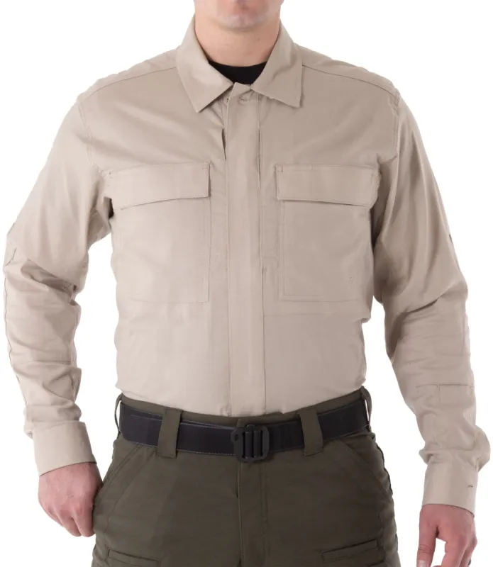 Men's V2 BDU Long Sleeve Shirt - Khaki sold by First Tactical