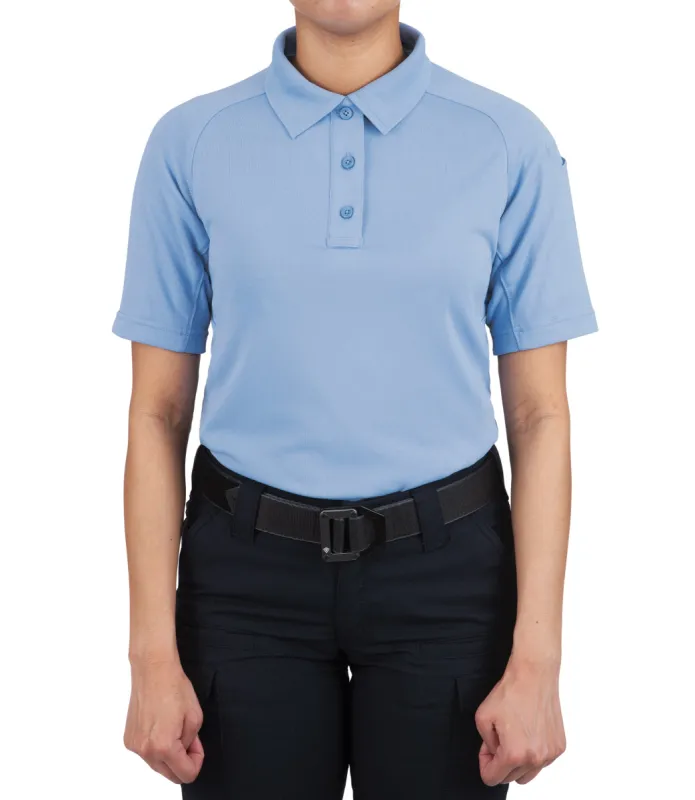 Women's Performance Short Sleeve Polo - Medium Blue sold by First Tactical