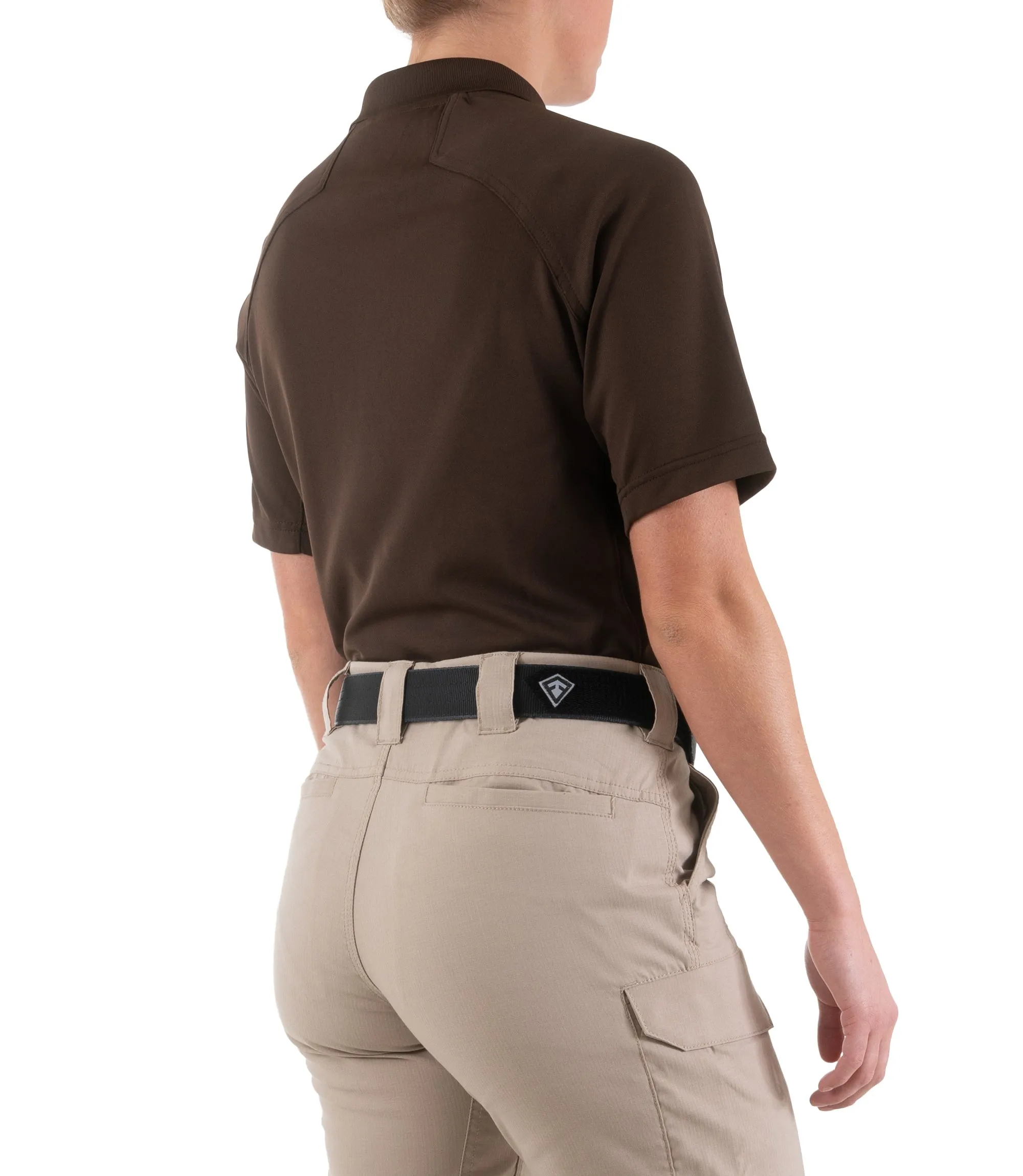 Women's Performance Short Sleeve Polo - Kodiak Brown sold by First Tactical product image thumbnail 4