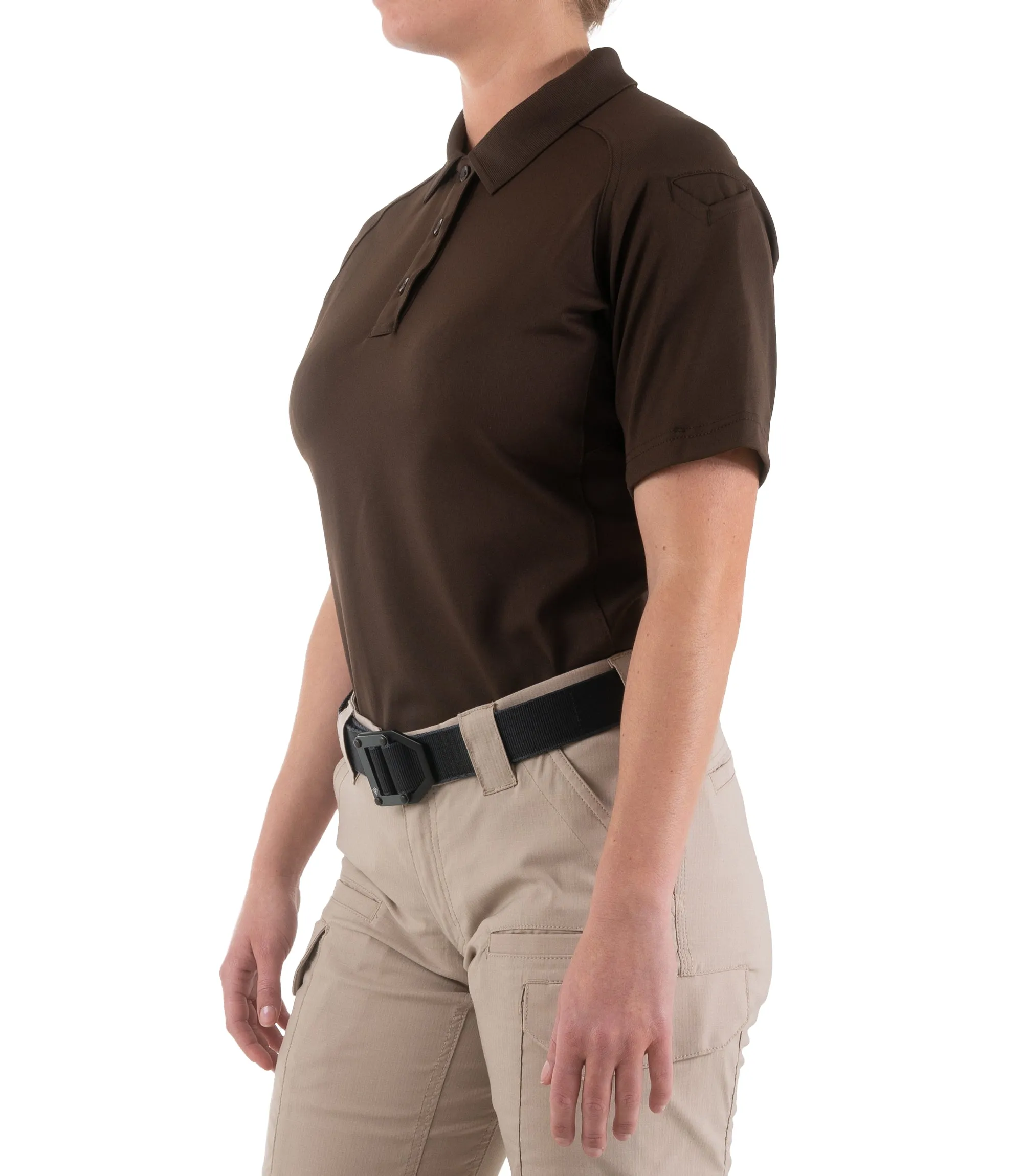 Women's Performance Short Sleeve Polo - Kodiak Brown sold by First Tactical product image thumbnail 2