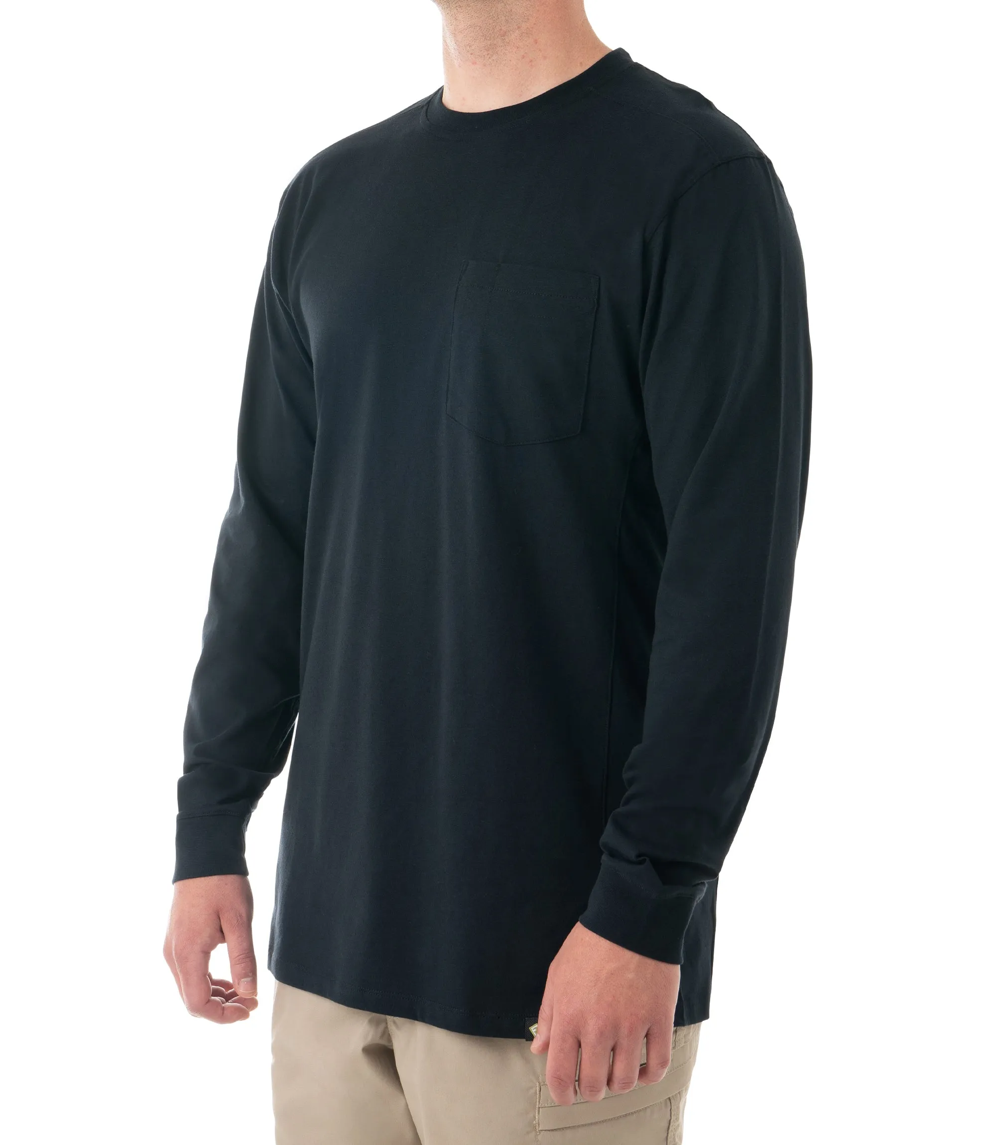 Men's Tactix Cotton Long Sleeve T-Shirt with Chest Pocket sold by First Tactical product image thumbnail 2