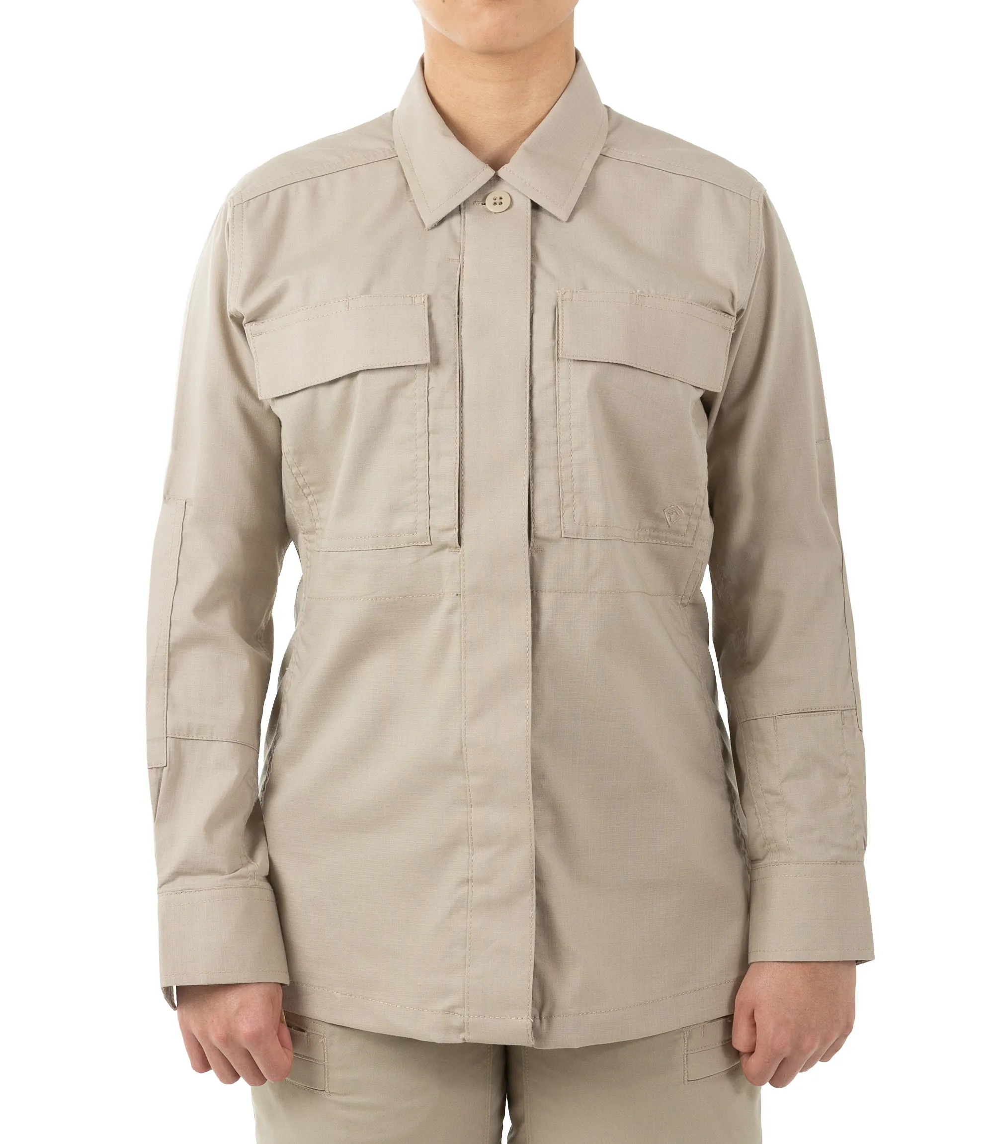 Women's V2 BDU Long Sleeve Shirt - Khaki sold by First Tactical