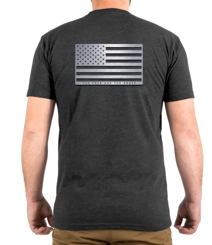 Steel Flag T-Shirt sold by First Tactical