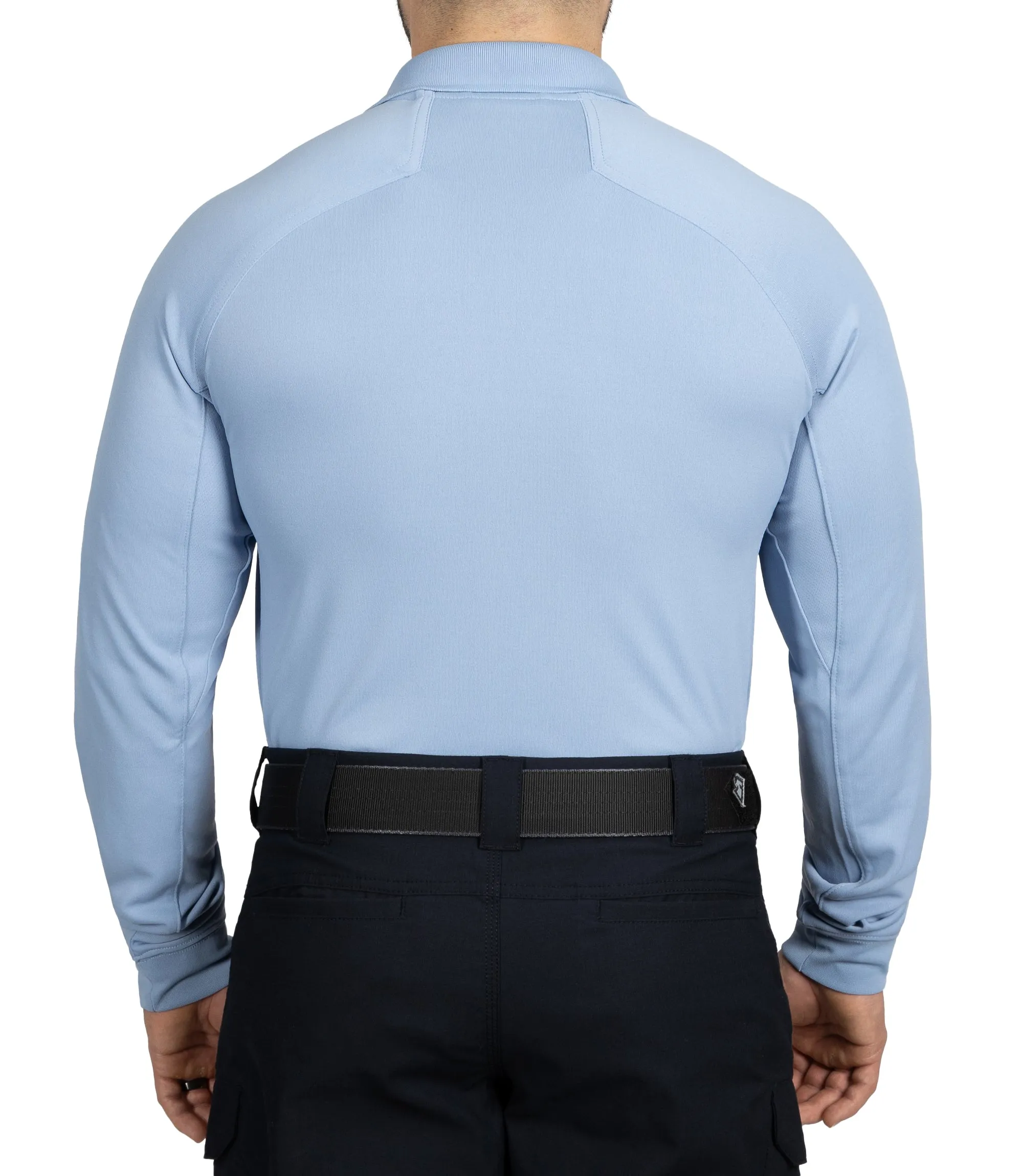Men's Performance Long Sleeve Polo / Medium Blue sold by First Tactical product image thumbnail 4